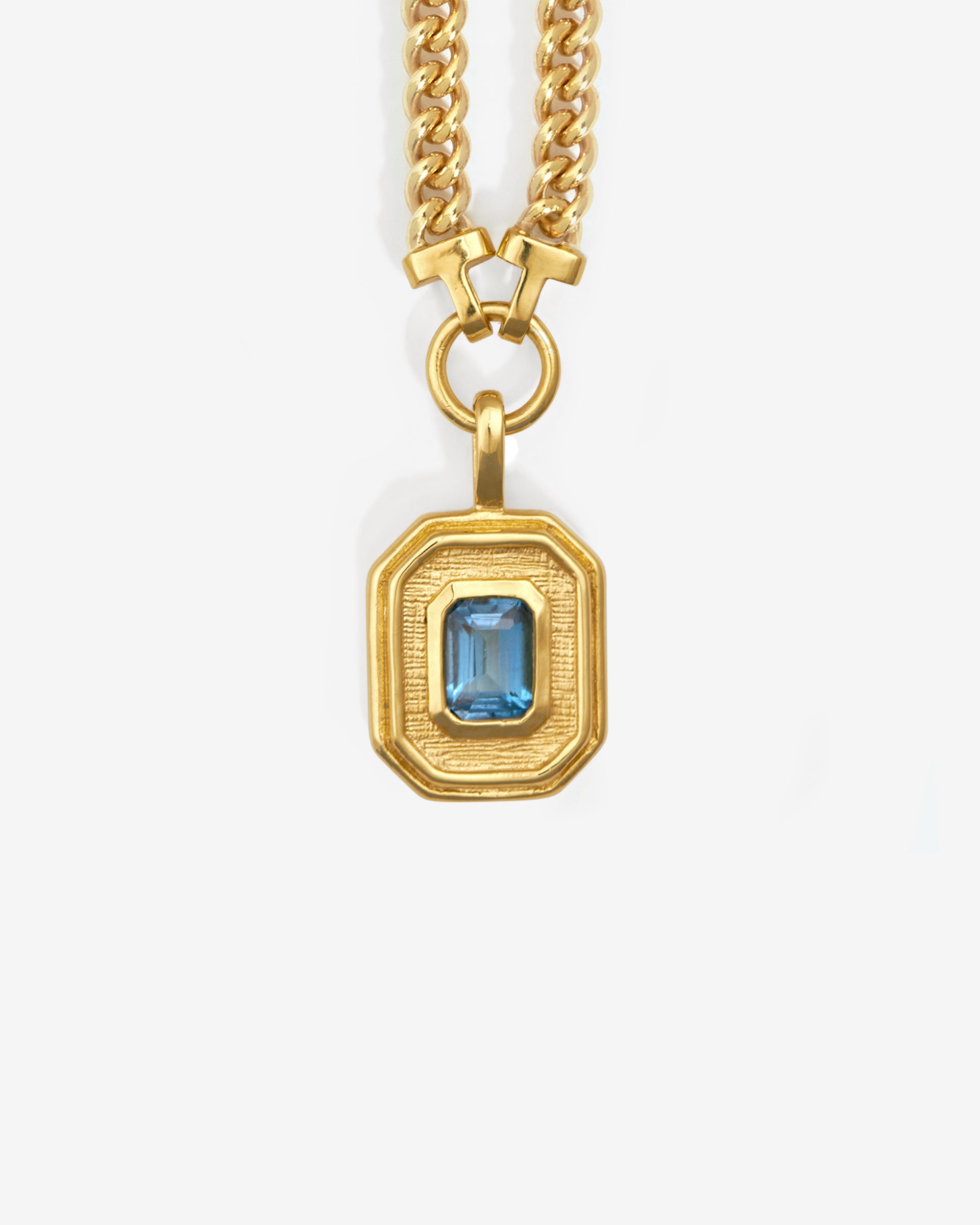 Byzantine Necklace Topaz Gold Vermeil