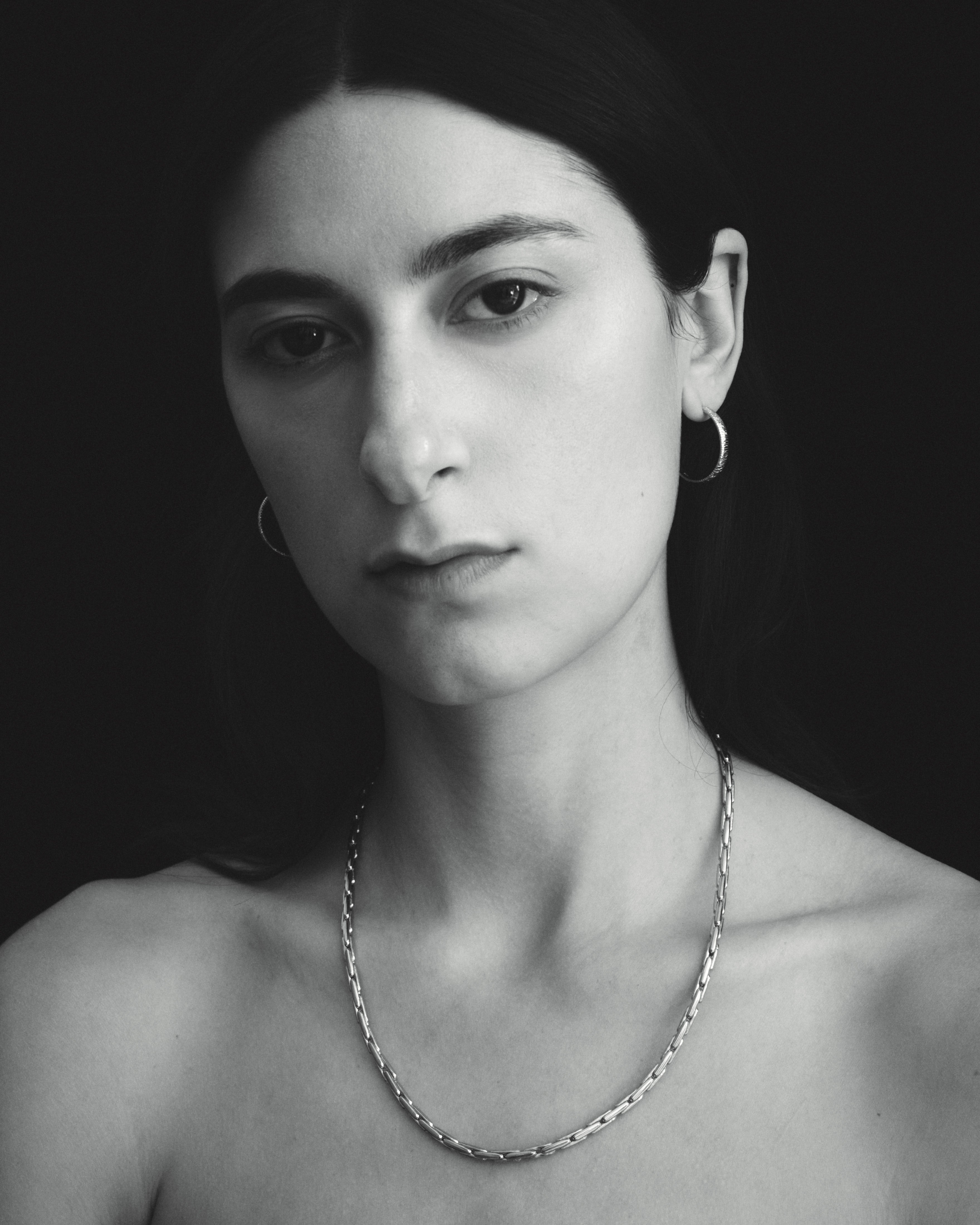 Caria Necklace Large Silver