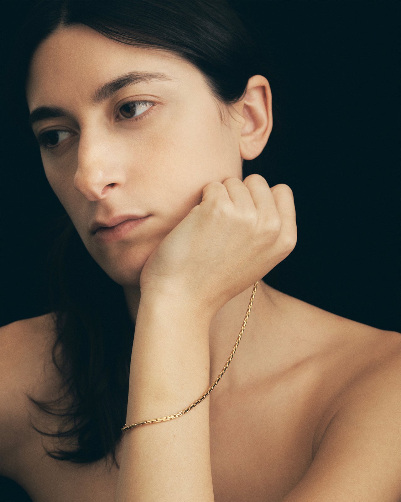 Caria Necklace Small Gold Vermeil