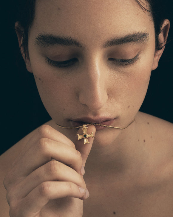 Crista Necklace Gold Vermeil