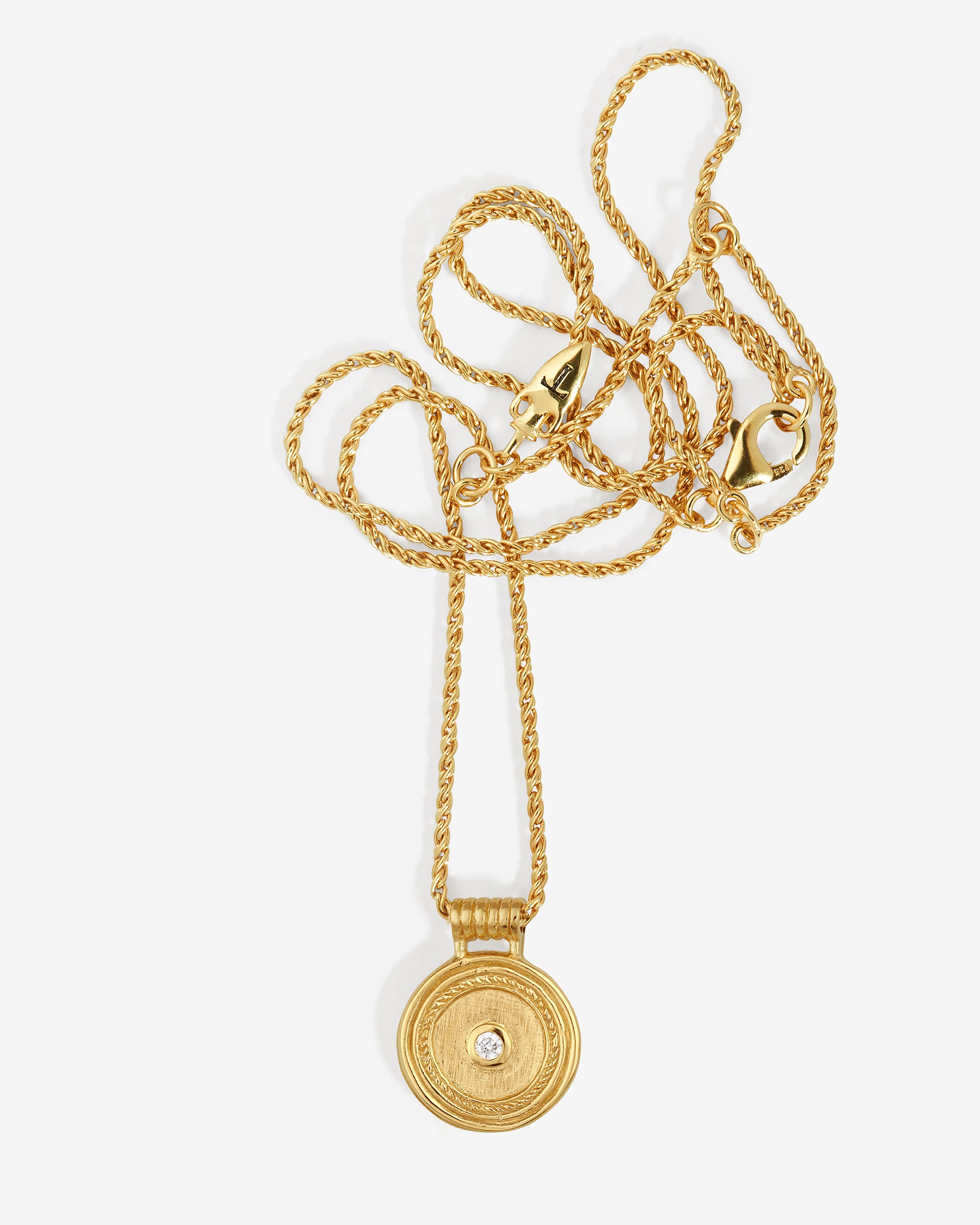 Capella Coin Necklace Gold Vermeil