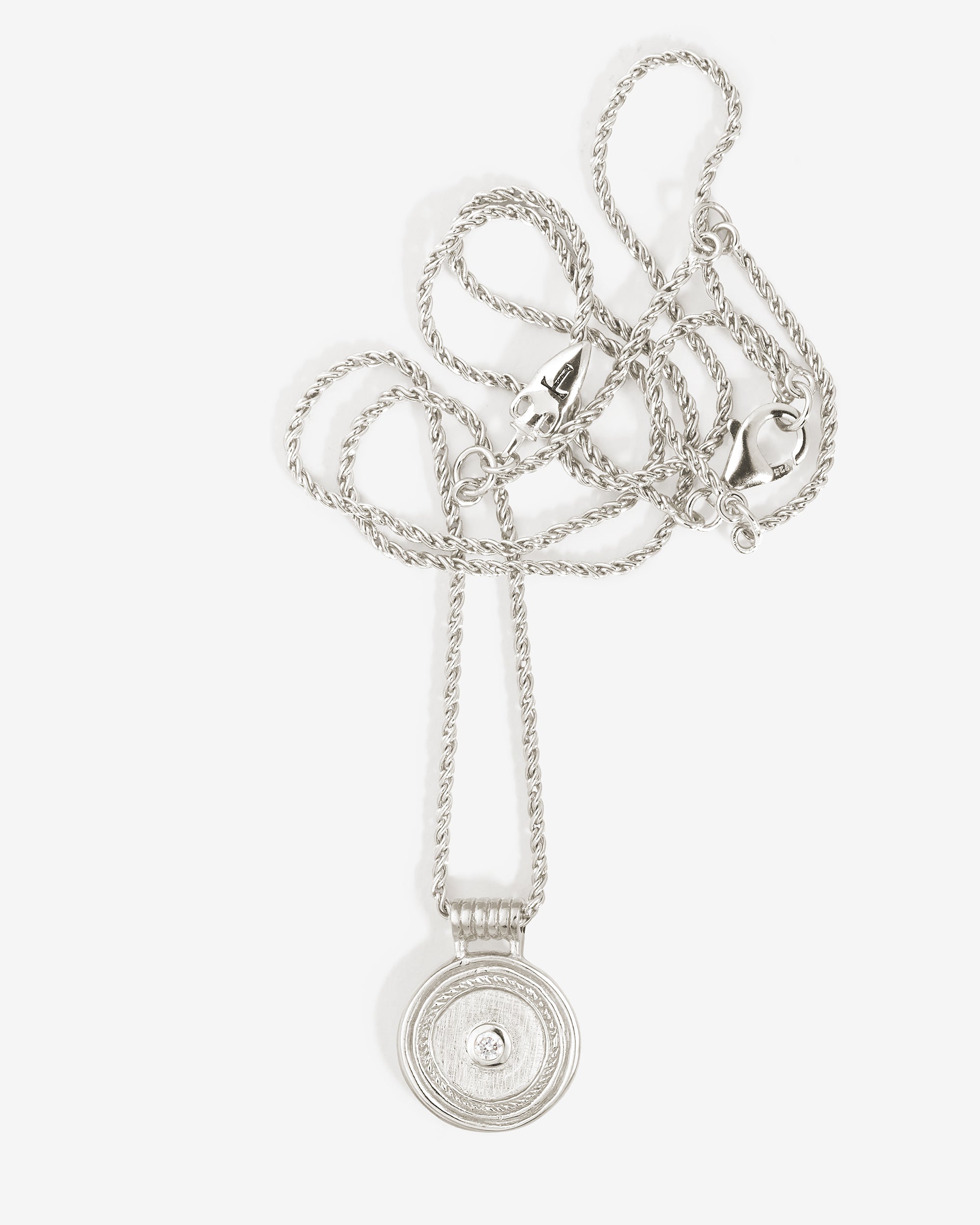 Capella Coin Necklace Silver