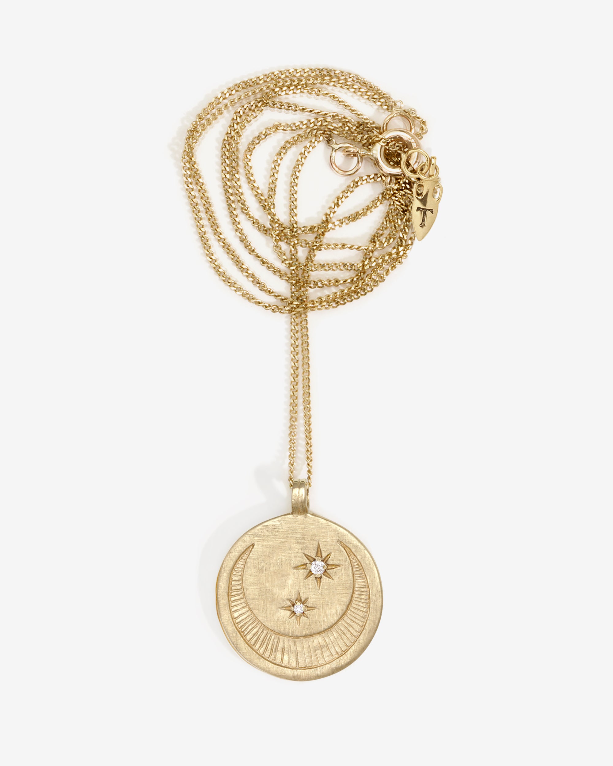 Celeste Necklace White Diamond Solid Gold