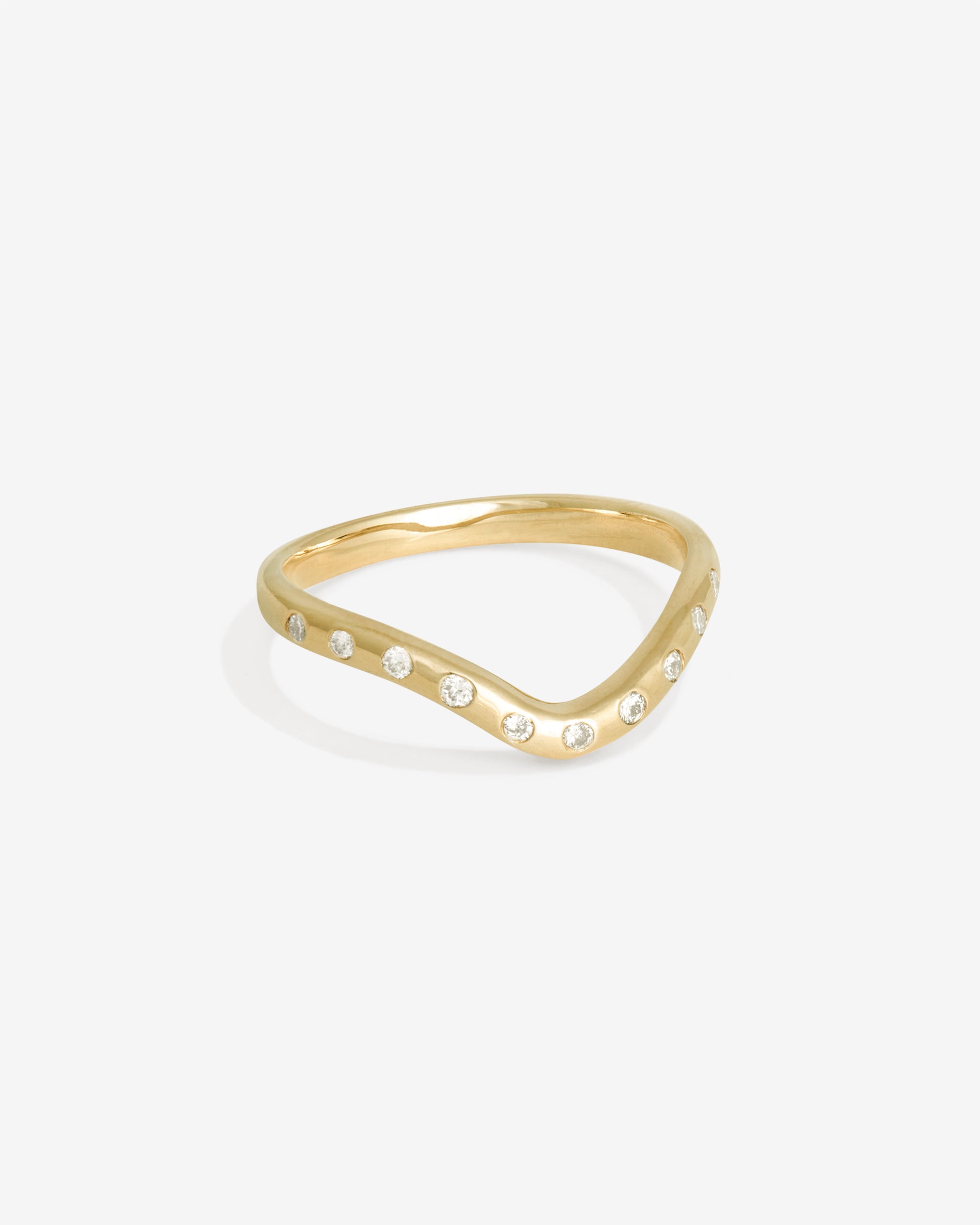 Synergy Arch Ring Diamond Solid Gold