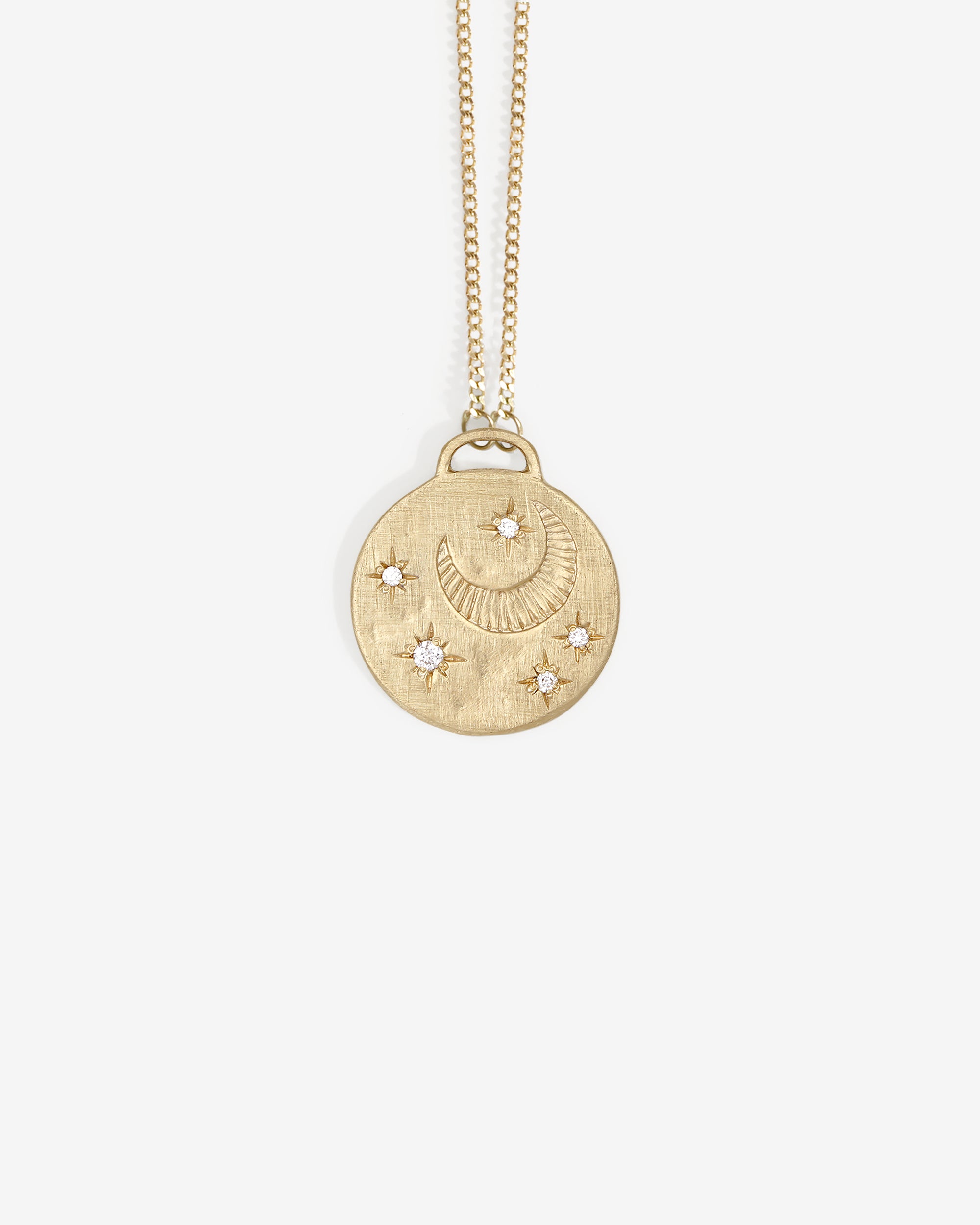 Cosmo Necklace White Diamond Solid Gold