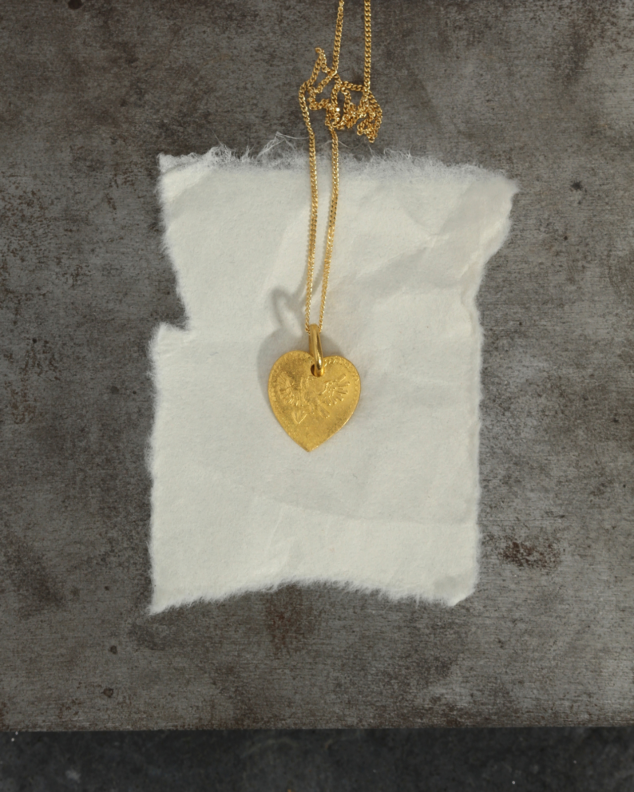 Courage Necklace Solid Gold