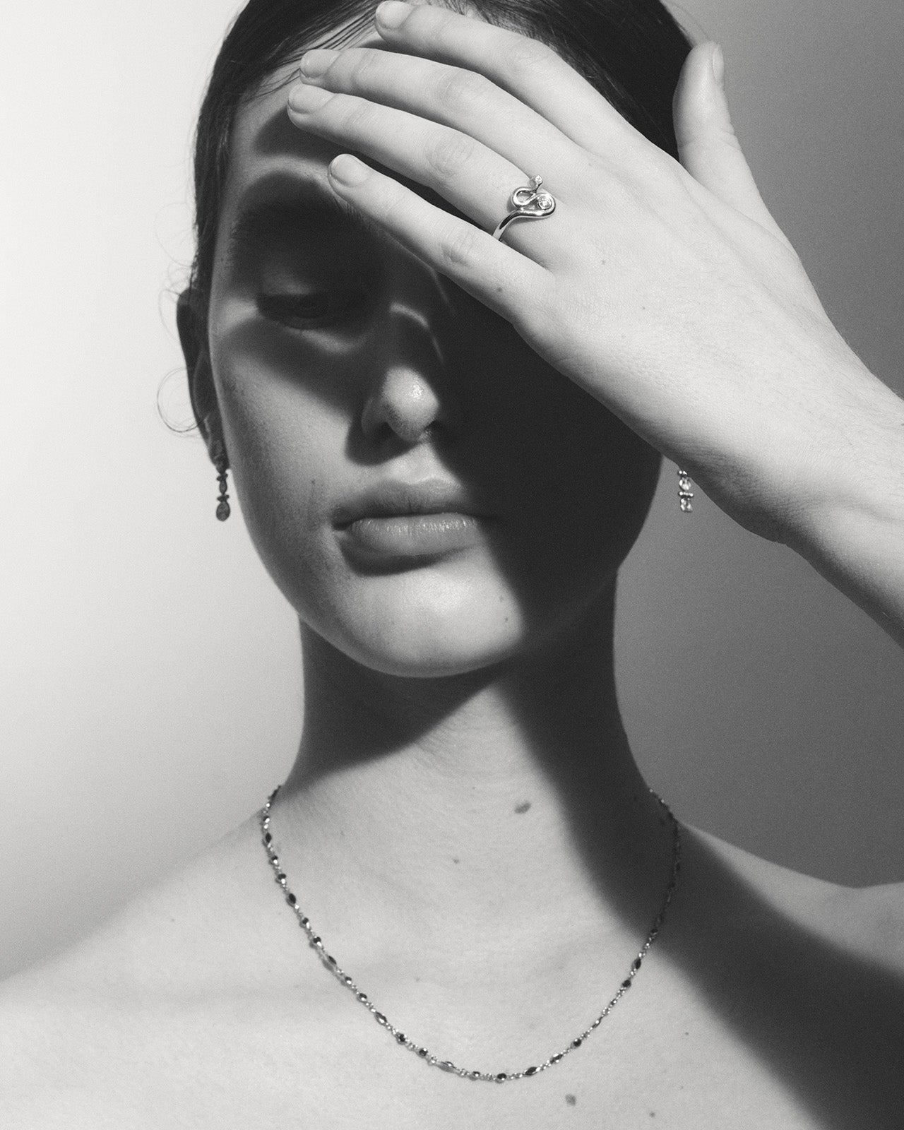 Lucia Marquise Necklace Solid Gold