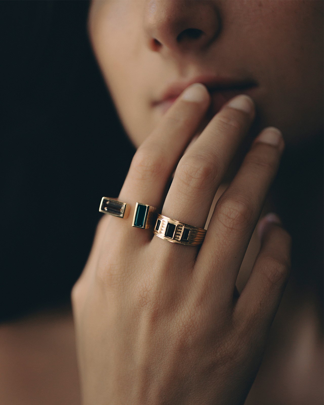 Enki Ring Gold Vermeil