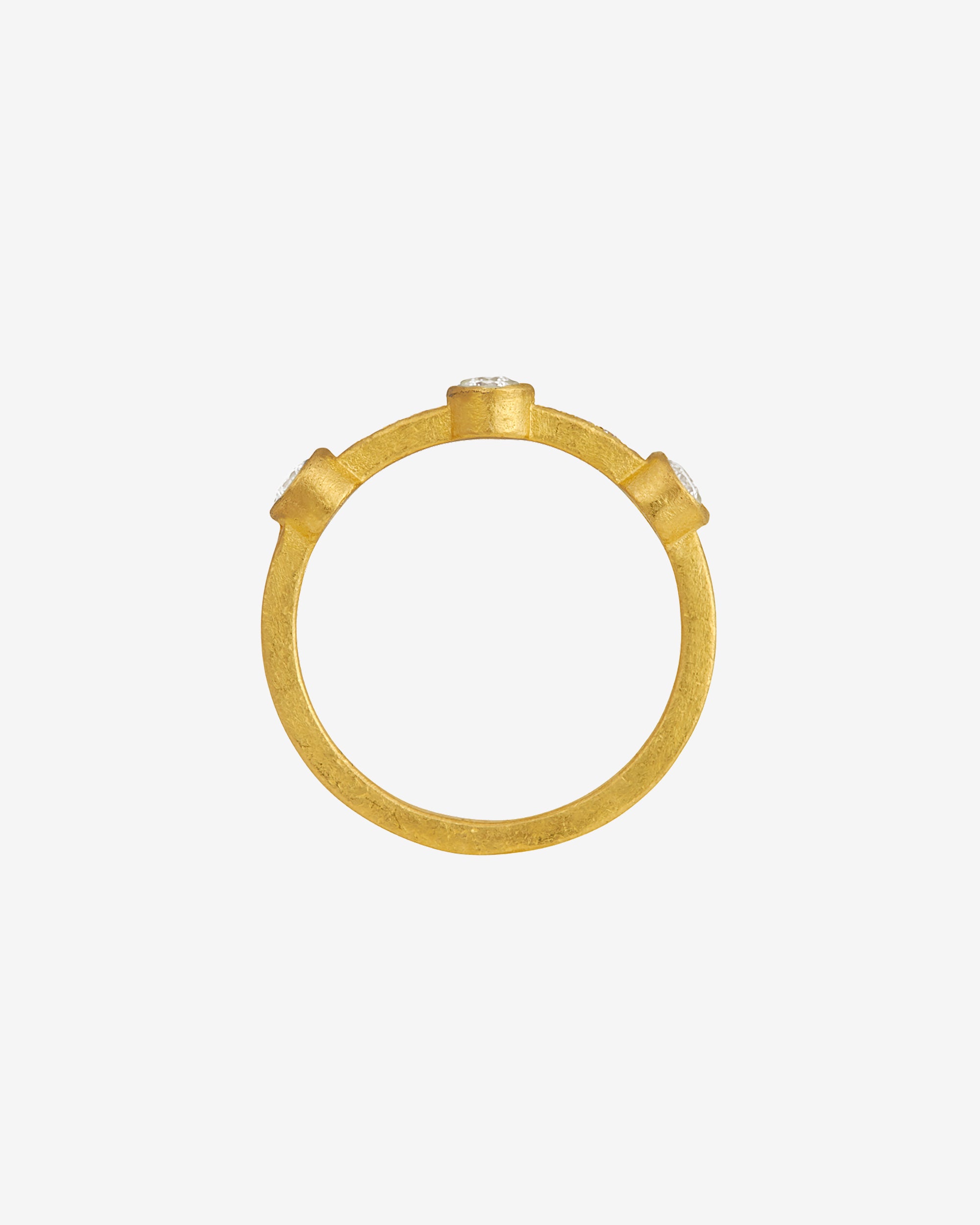 Ender Ring Sapphire Diamond Solid Gold