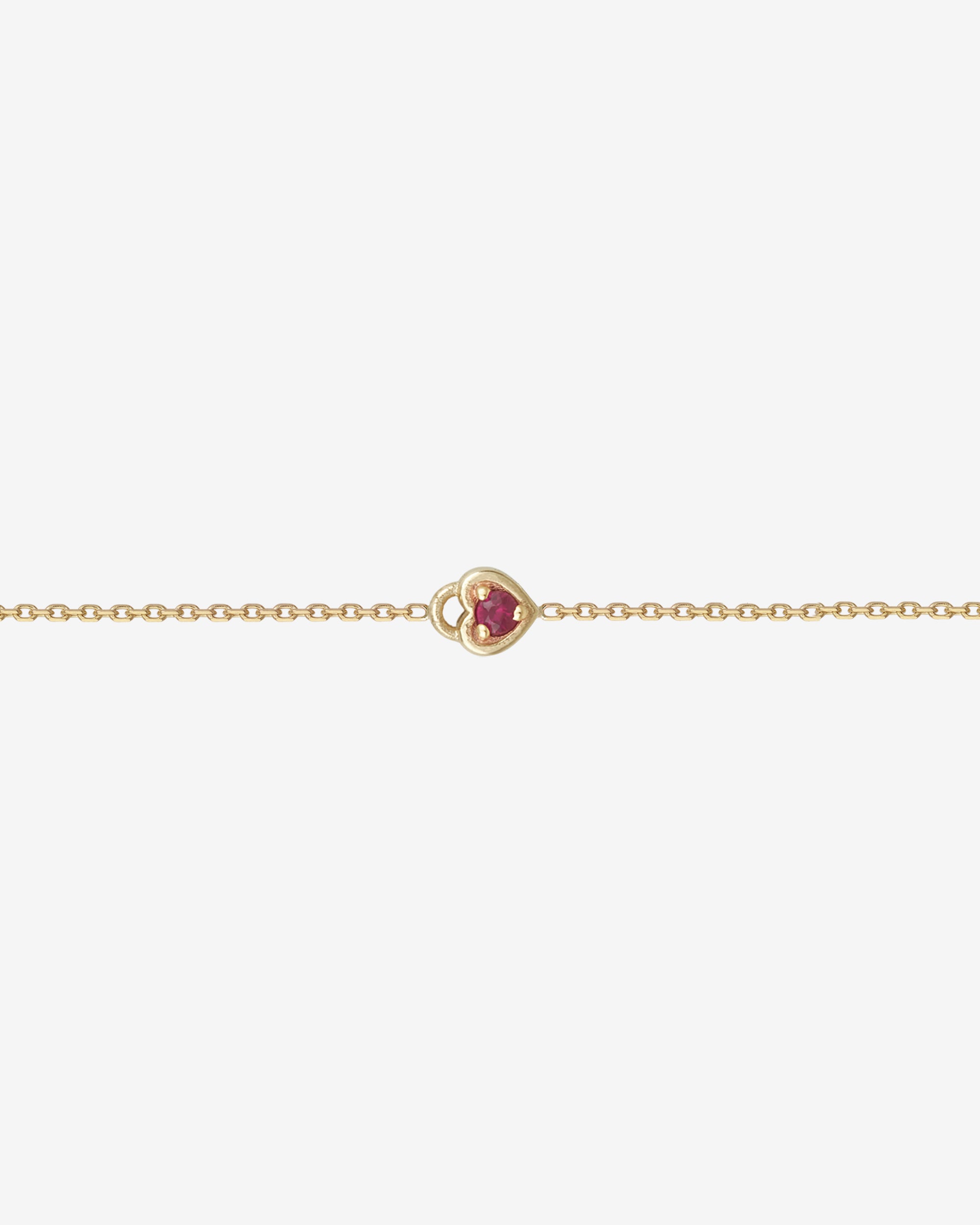 Eos Bracelet Ruby Solid Gold