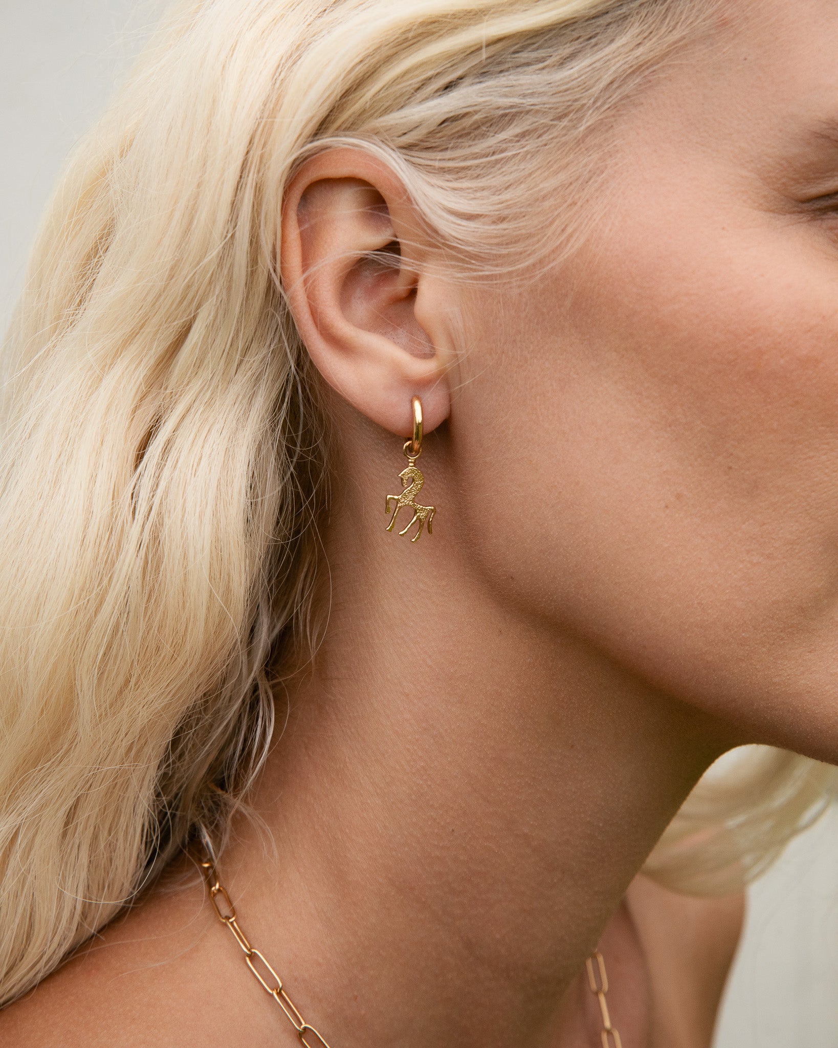 Epona Earrings Gold Vermeil