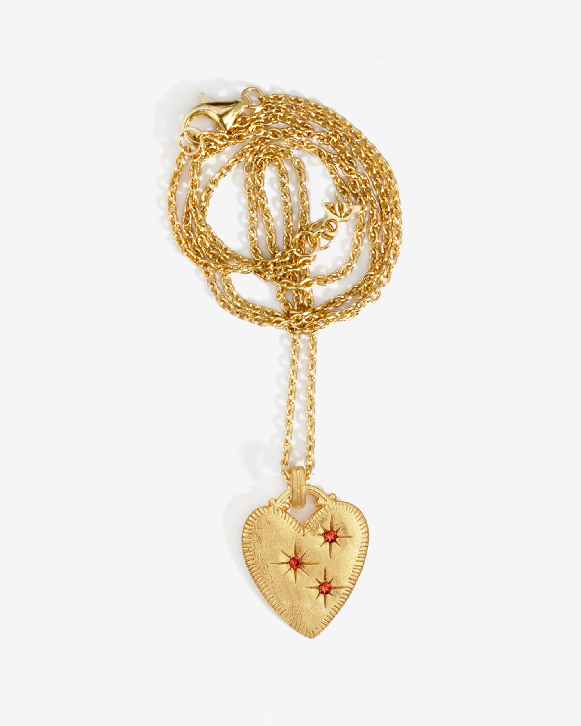 Etti Necklace Ruby Gold Vermeil