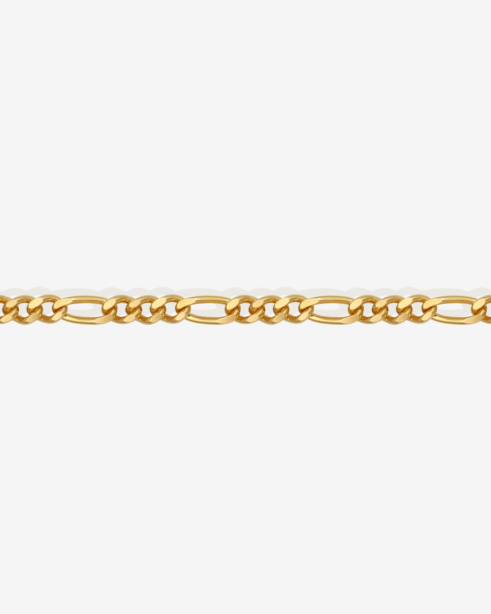 Figaro Bracelet 5.5mm Gold Vermeil