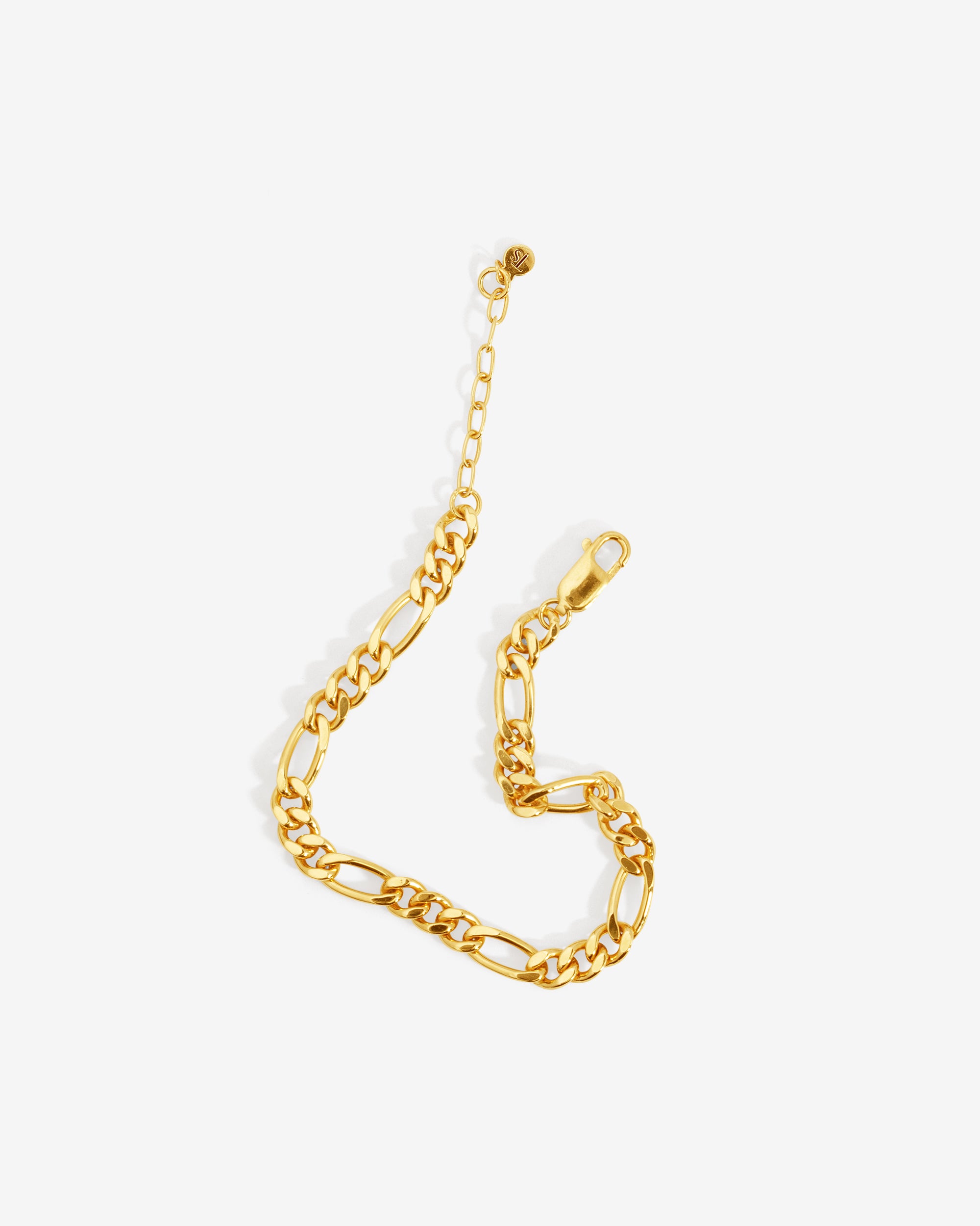 Figaro Bracelet 5.5mm Gold Vermeil