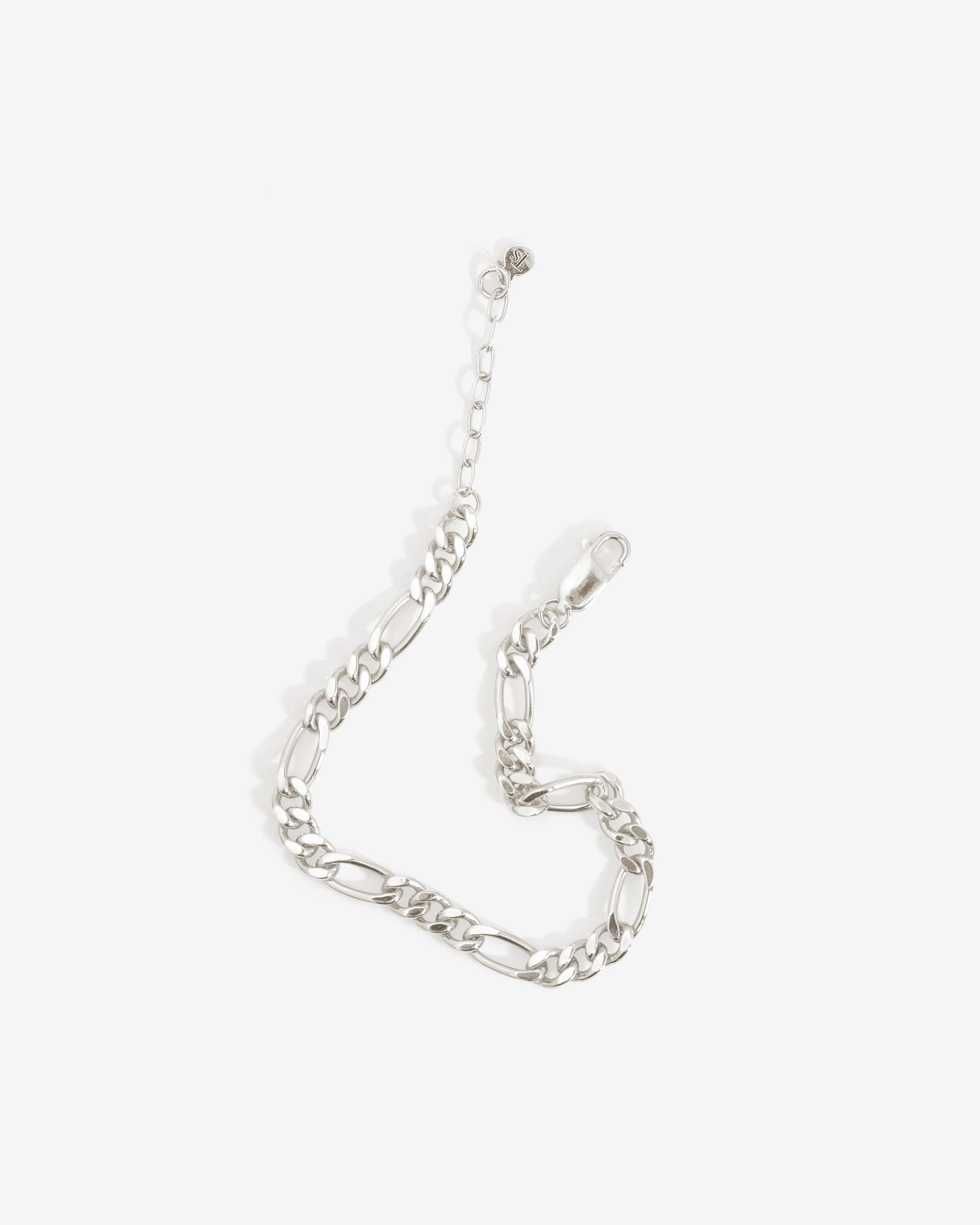 Figaro Bracelet 5.5mm Silver