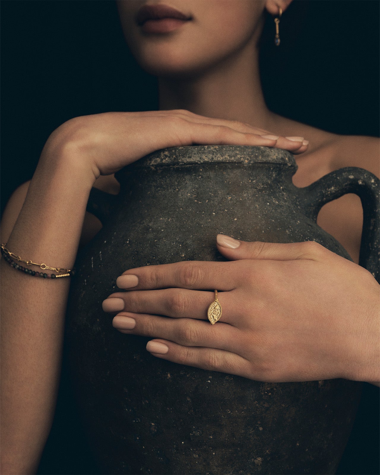 Gaia Ring Gold Vermeil