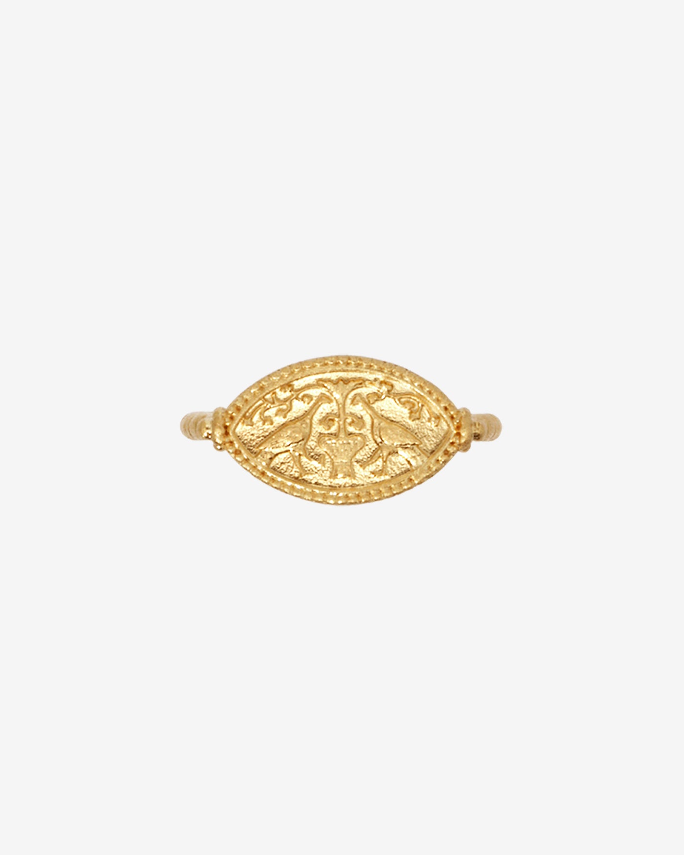Gaia Ring Gold Vermeil – Temple of the Sun US
