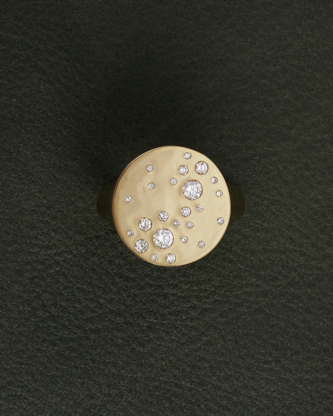 Galaxy Ring Diamond Solid Gold