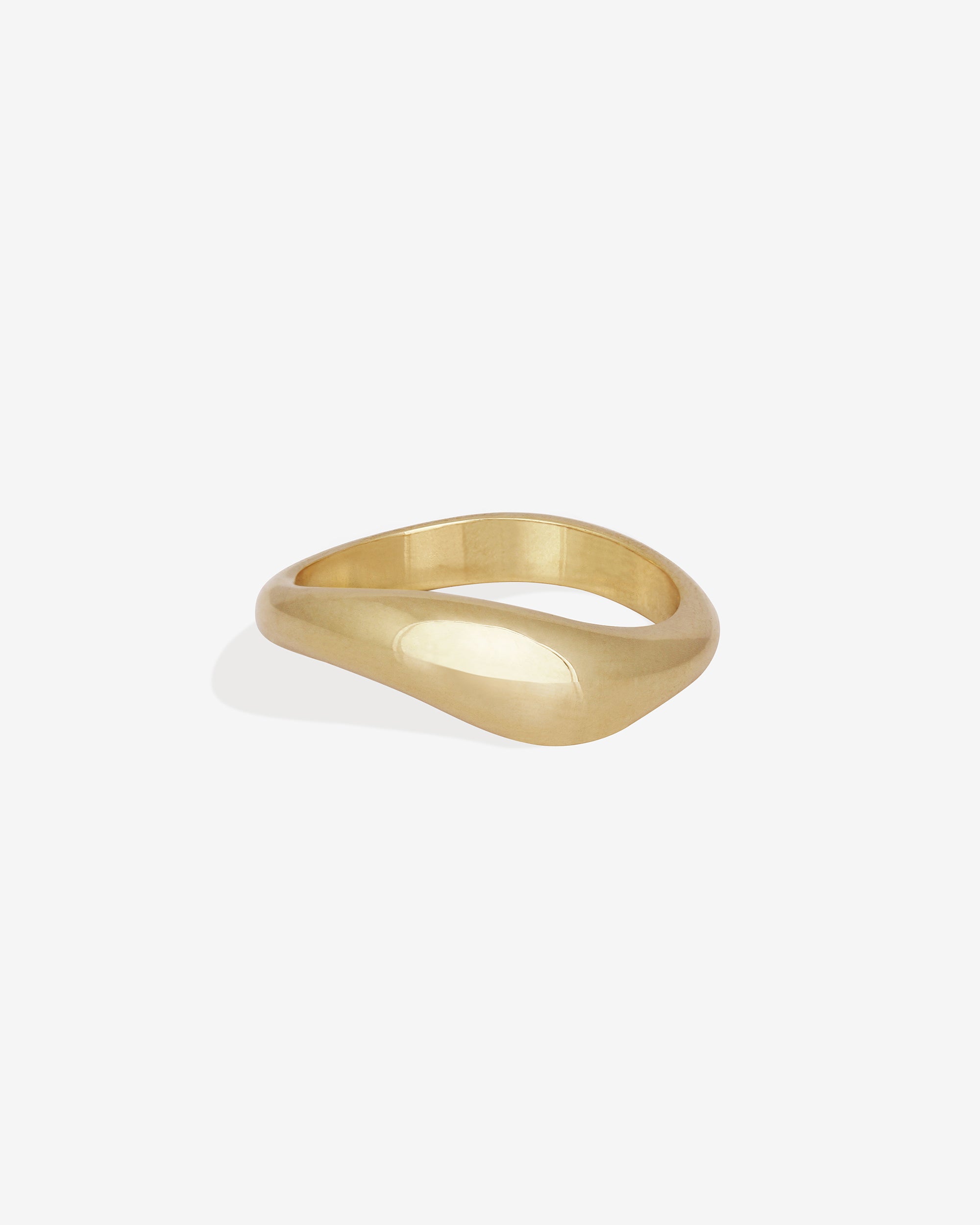 Grace Wide Band Solid Gold