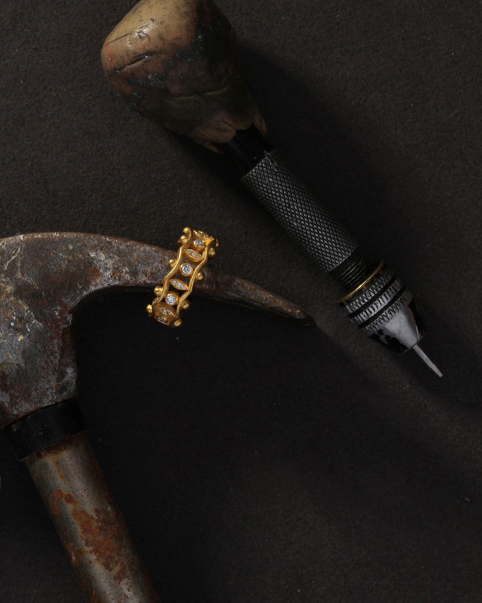 Cadence Ring Diamond Solid Gold