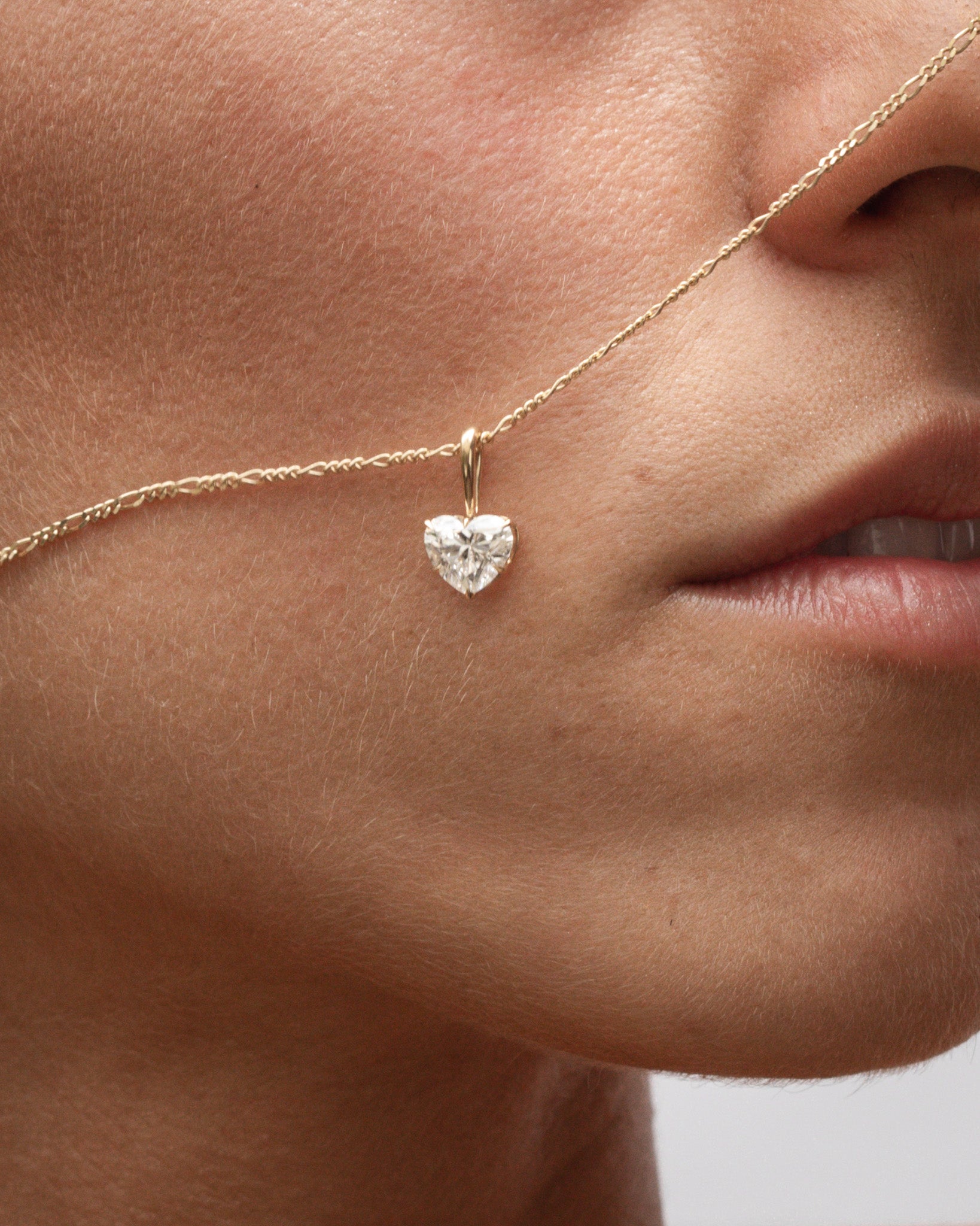 Astra Heart Pendant Diamond Solid Gold