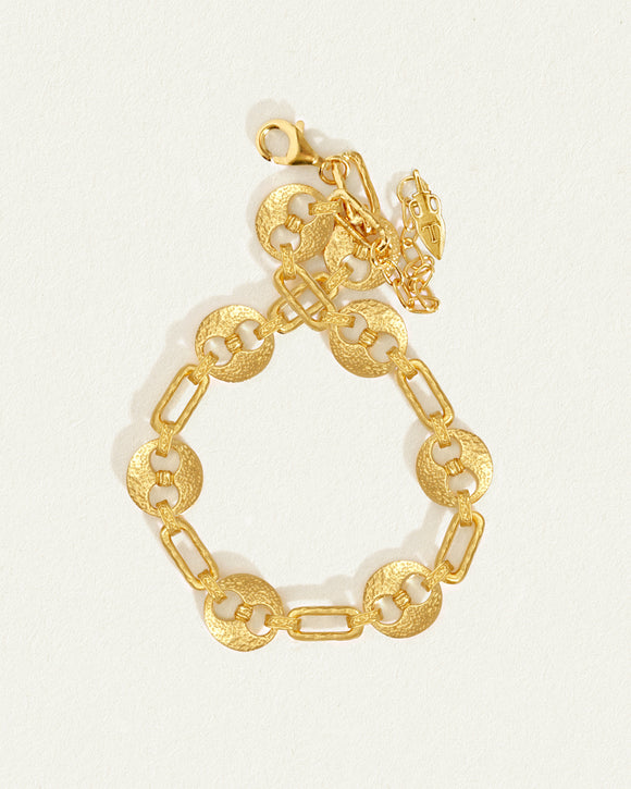 Versace Monogram Chain-Link Bracelet - Gold