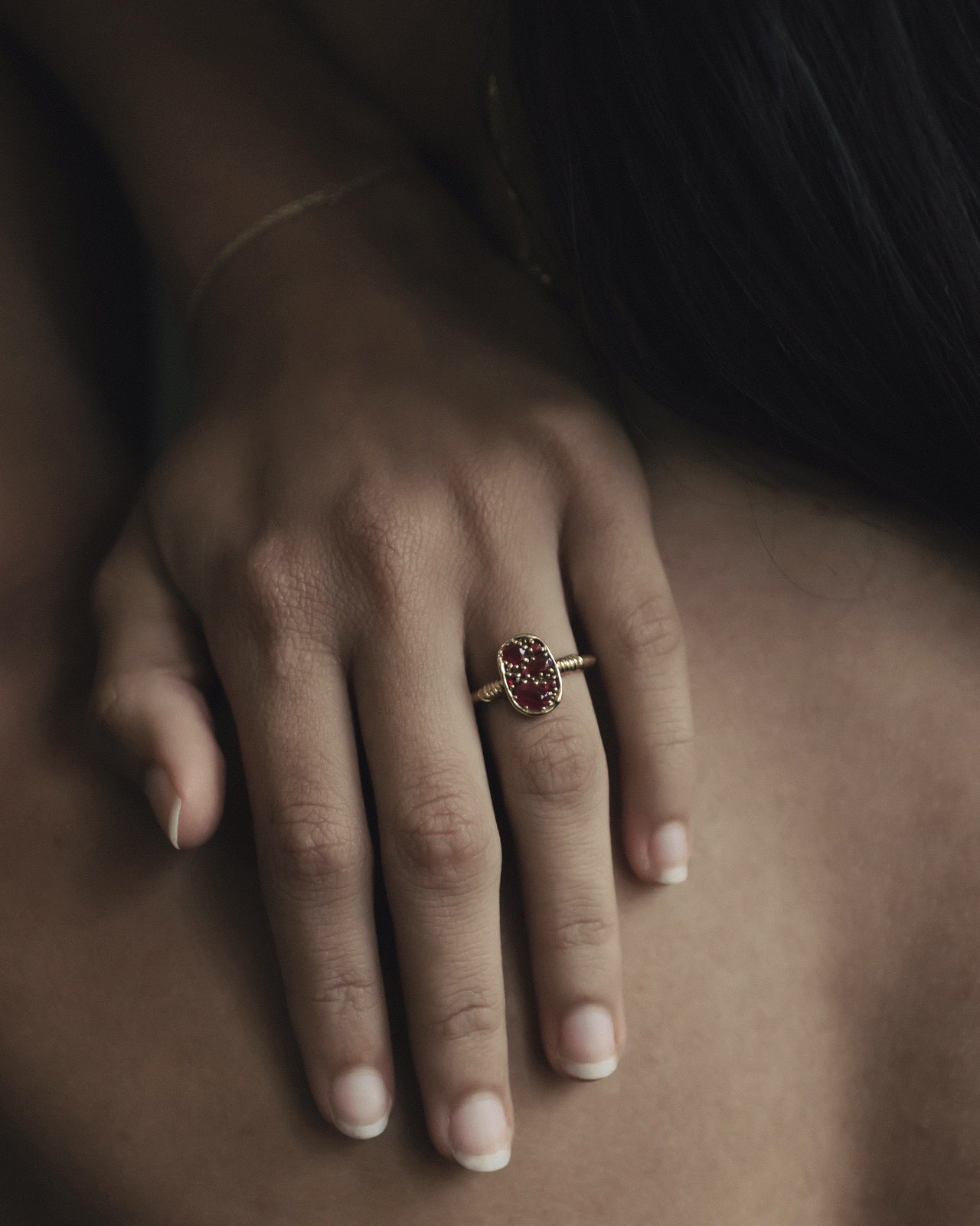 Illume Ring Ruby Solid Gold