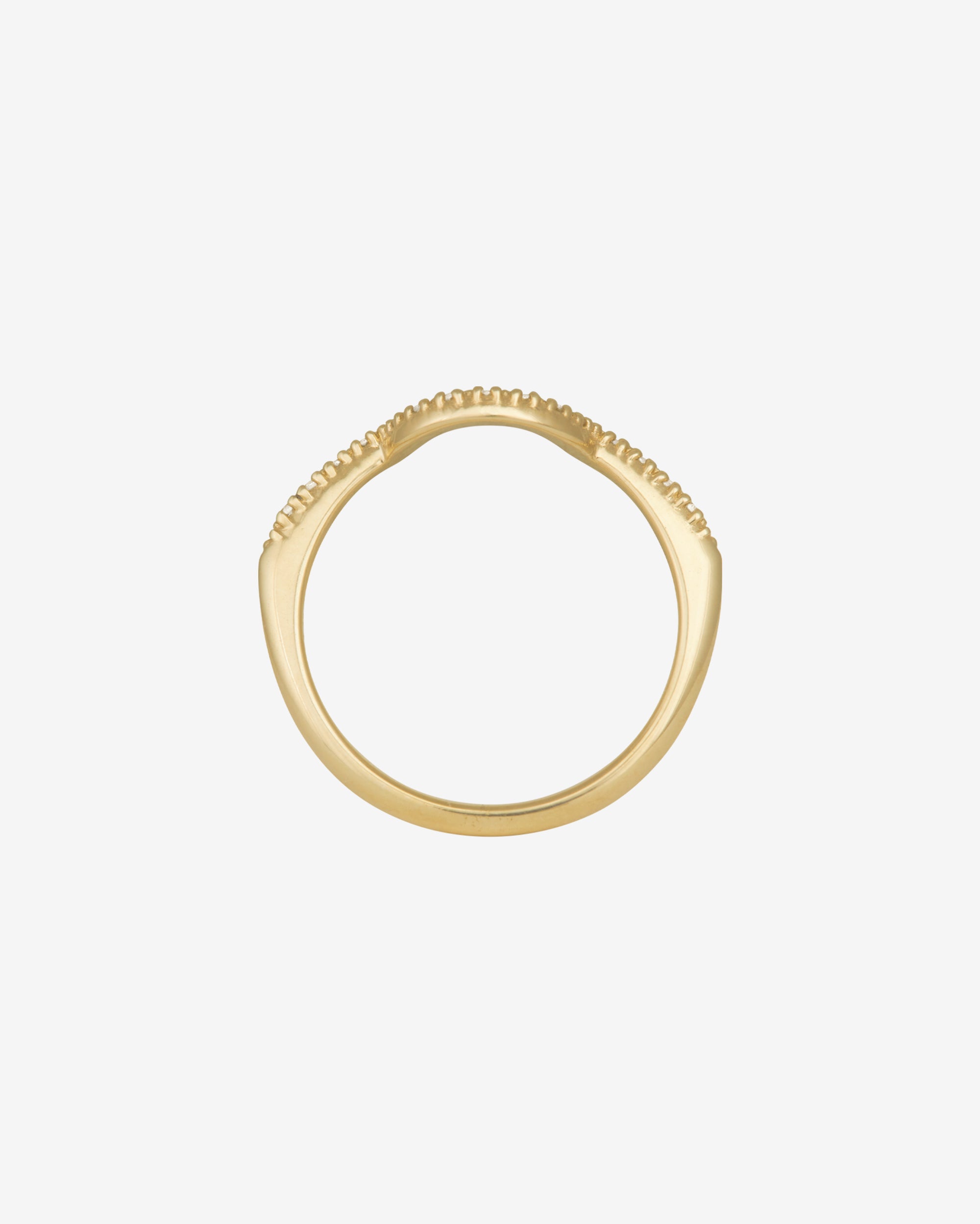 Illume Arch Ring Diamond Solid Gold