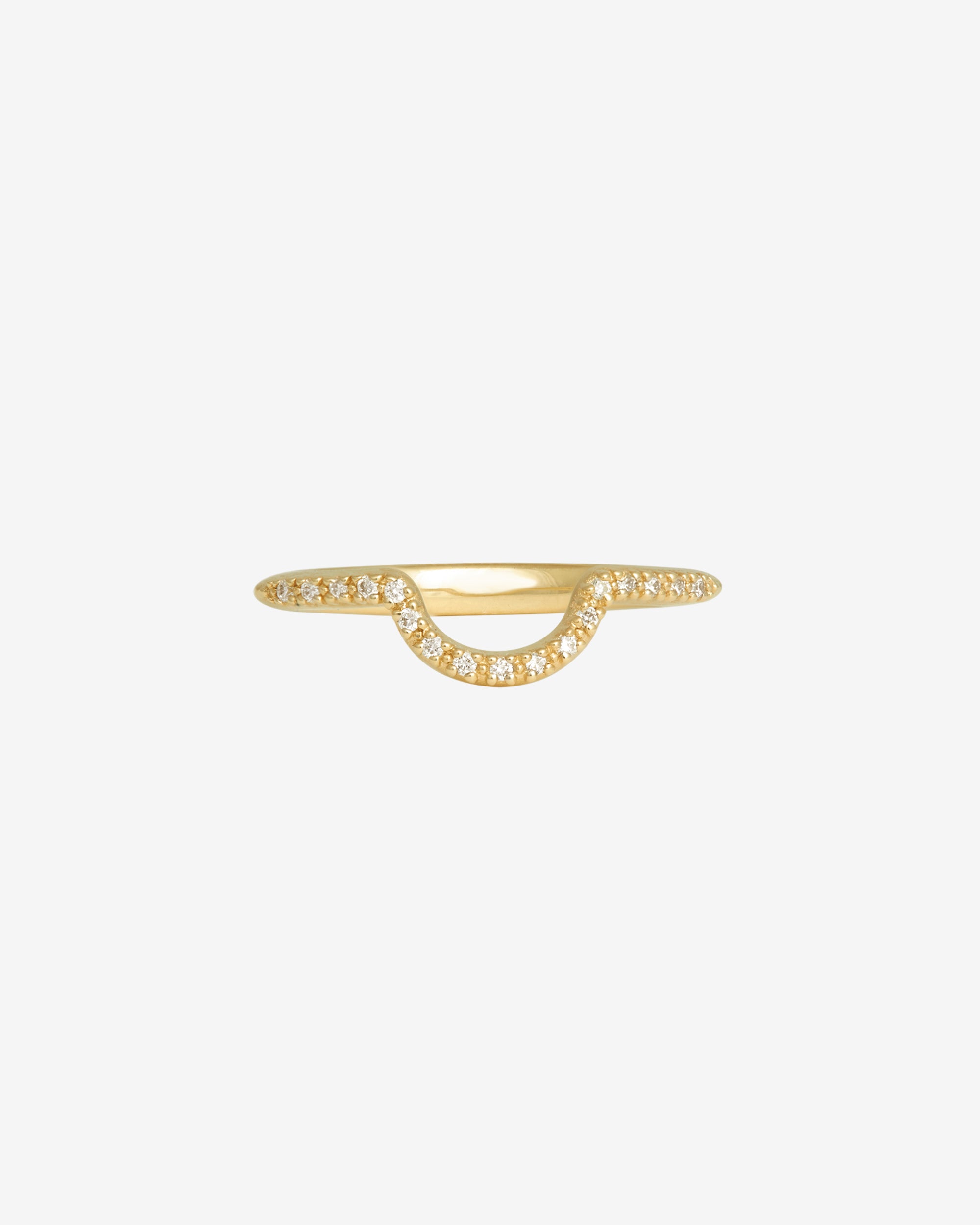 Illume Arch Ring Diamond Solid Gold