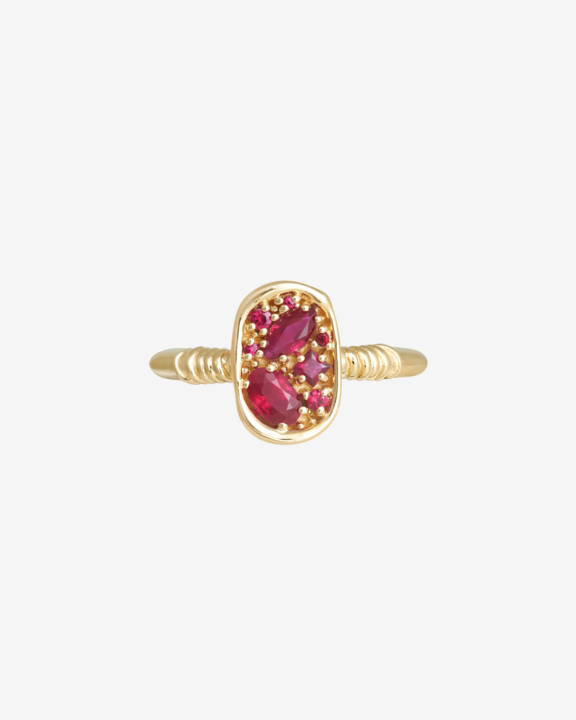 Illume Ring Ruby Solid Gold