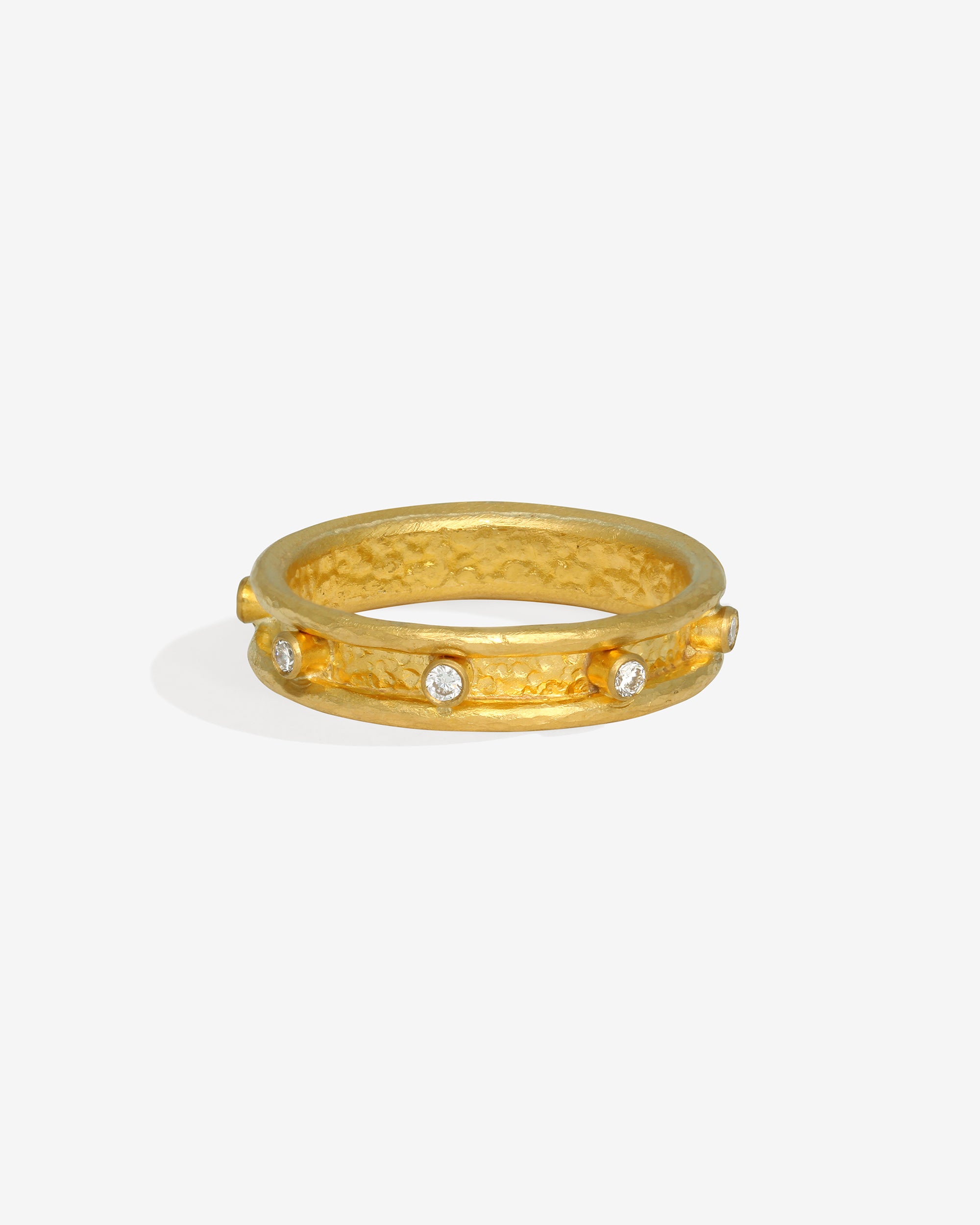 Ishtar Band Diamond Solid Gold