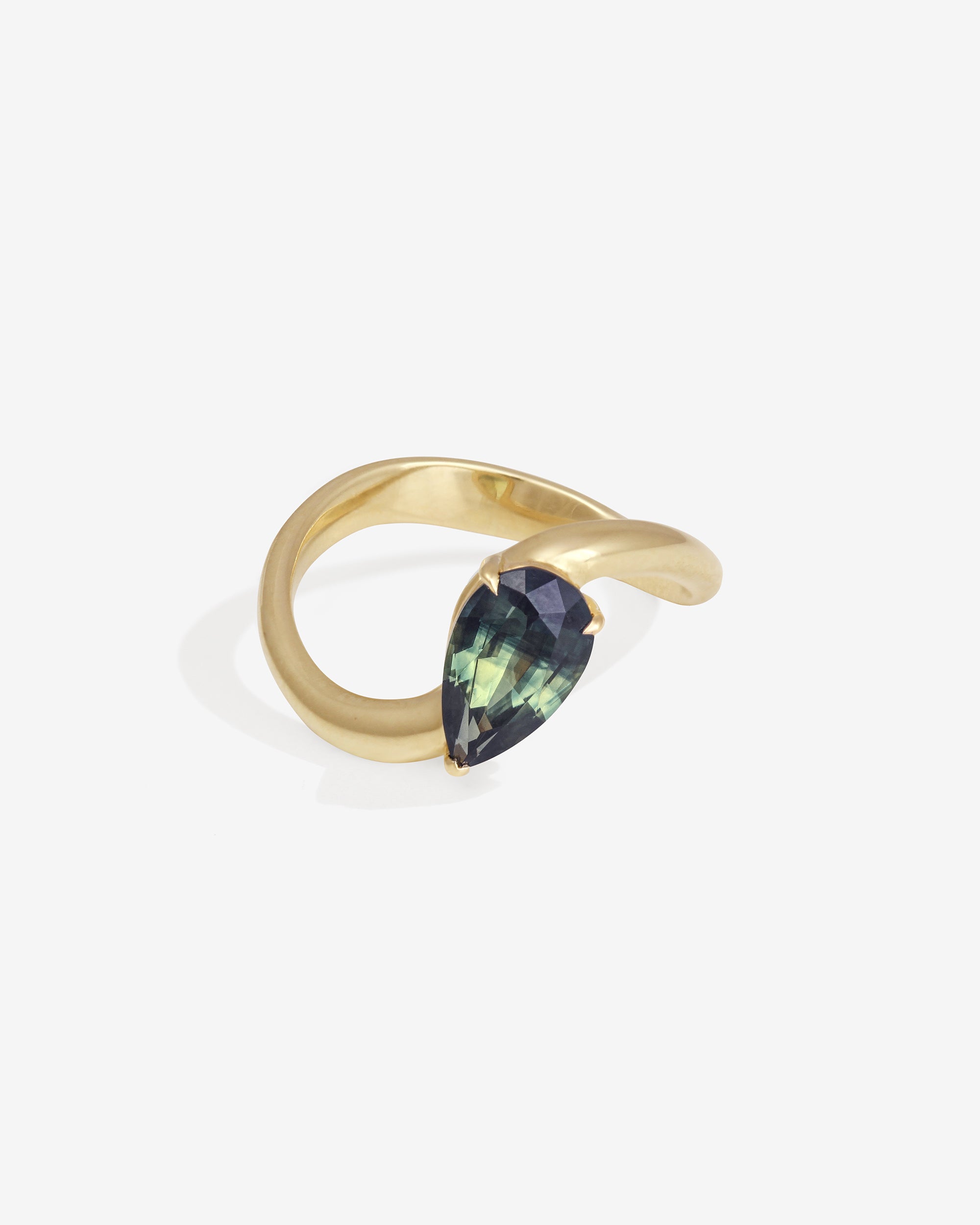 Ivy Ring 1.5ct Parti Sapphire Solid Gold