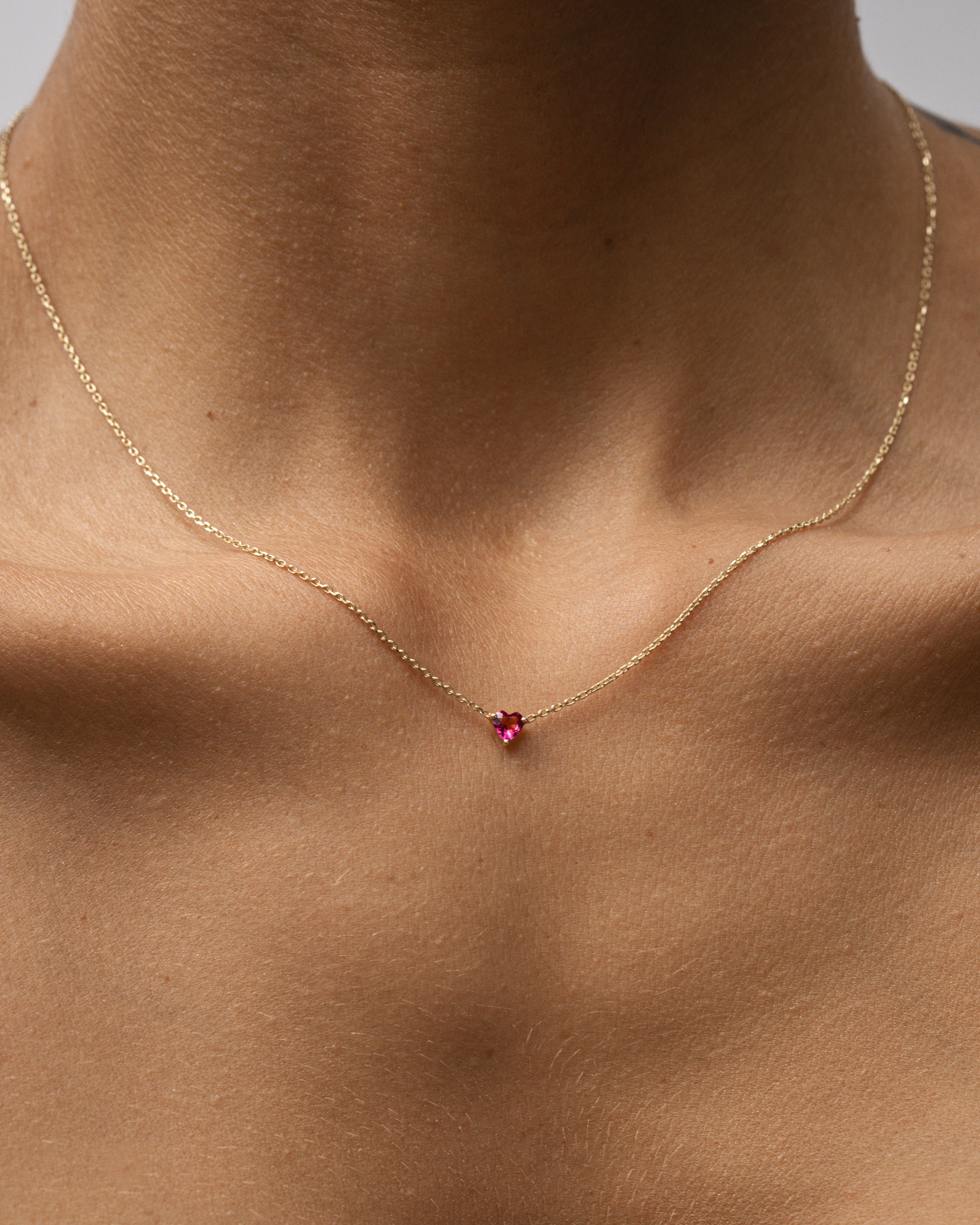 Venus Necklace Tourmaline Solid Gold