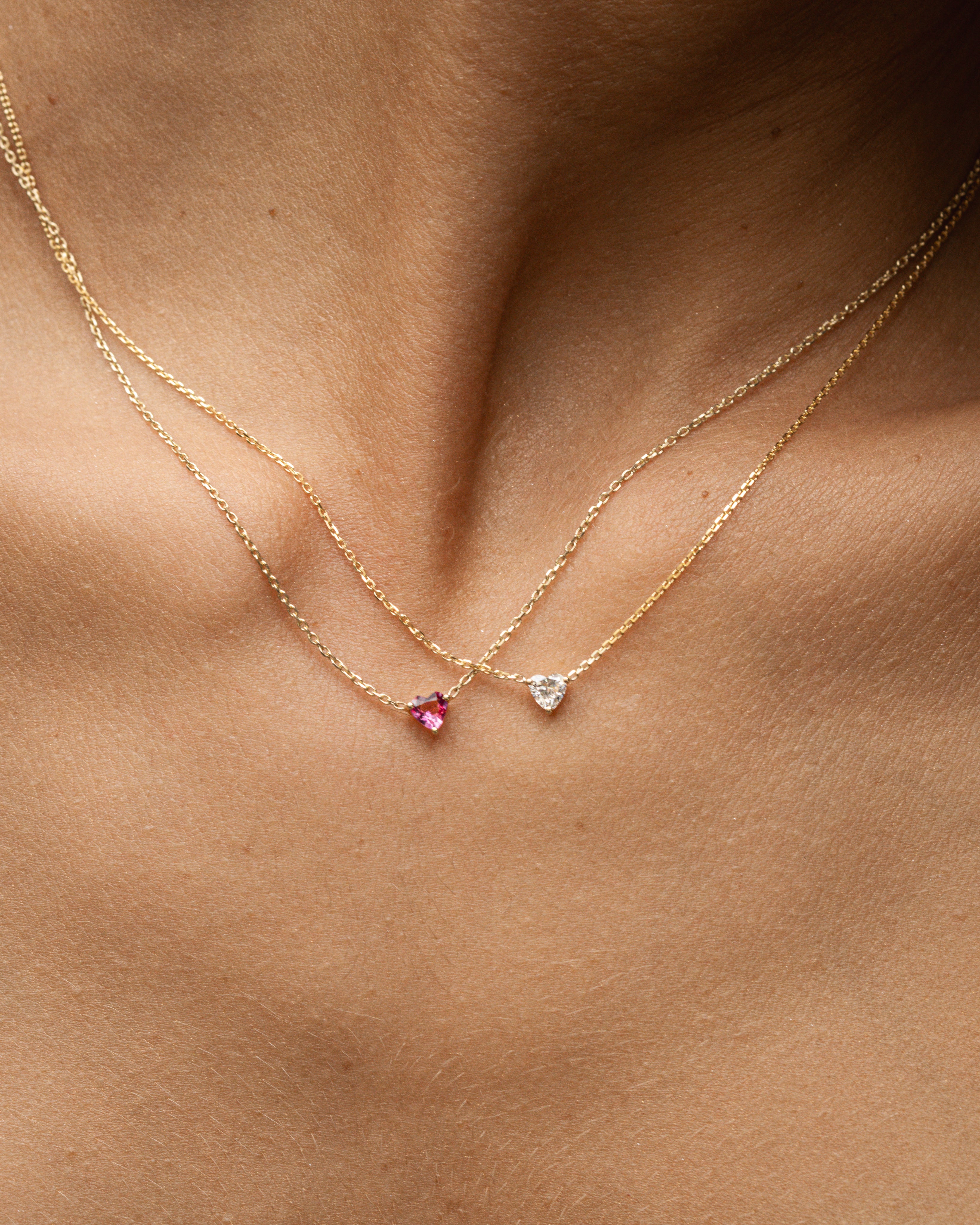 Venus Necklace Tourmaline Solid Gold