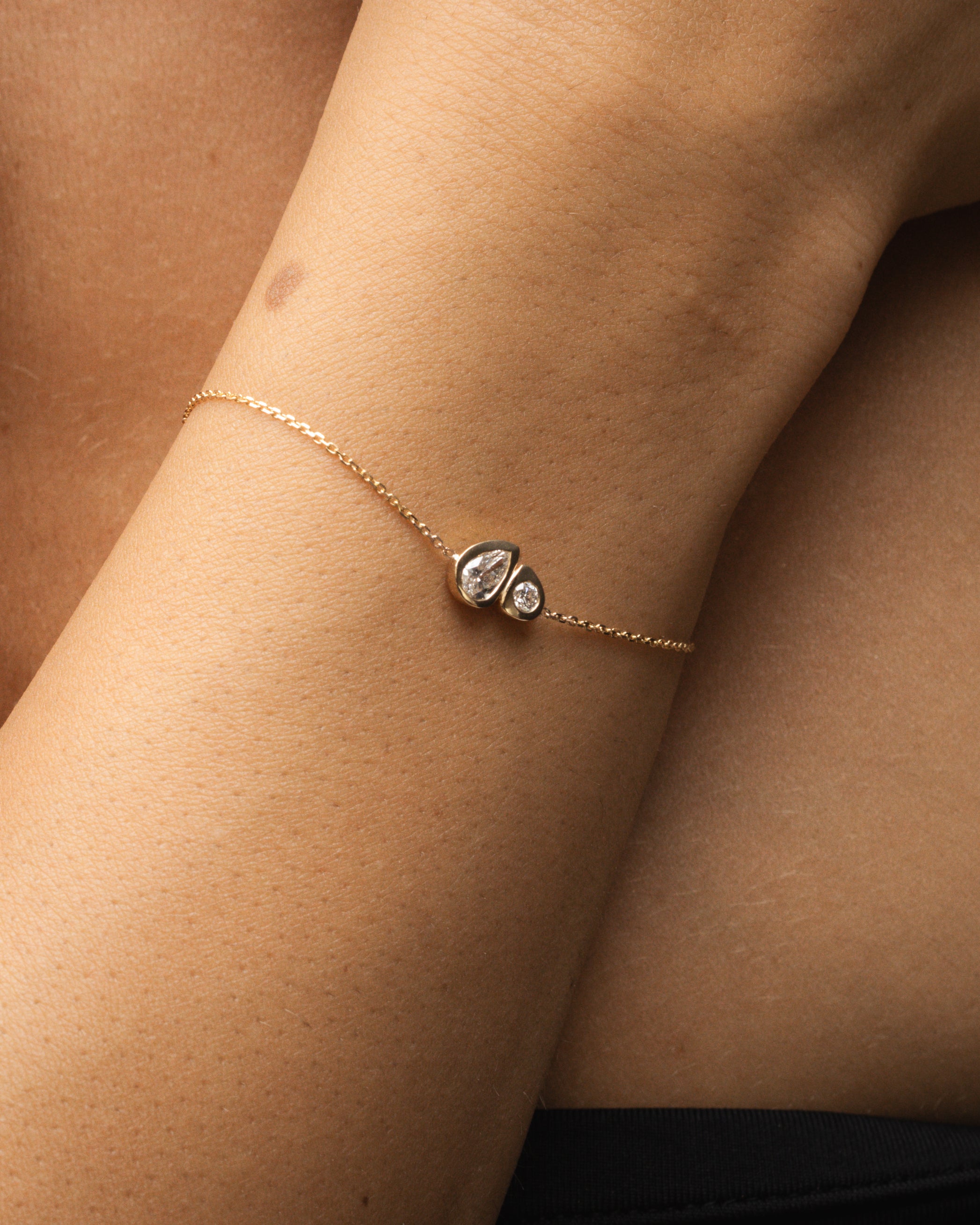 Synergy Bracelet Diamond Solid Gold