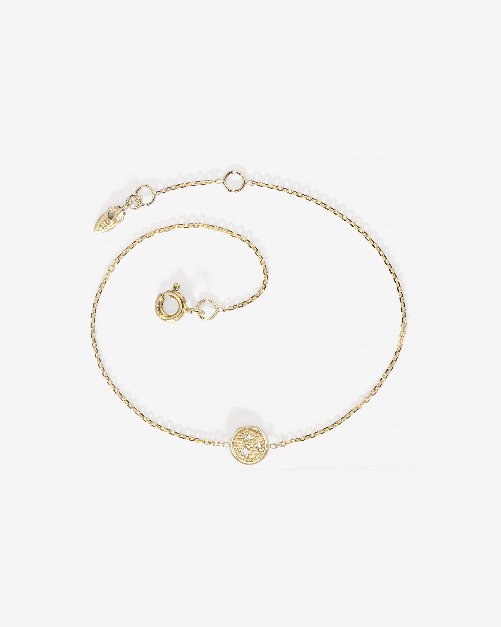 Kasia Coin Bracelet Diamond Solid Gold