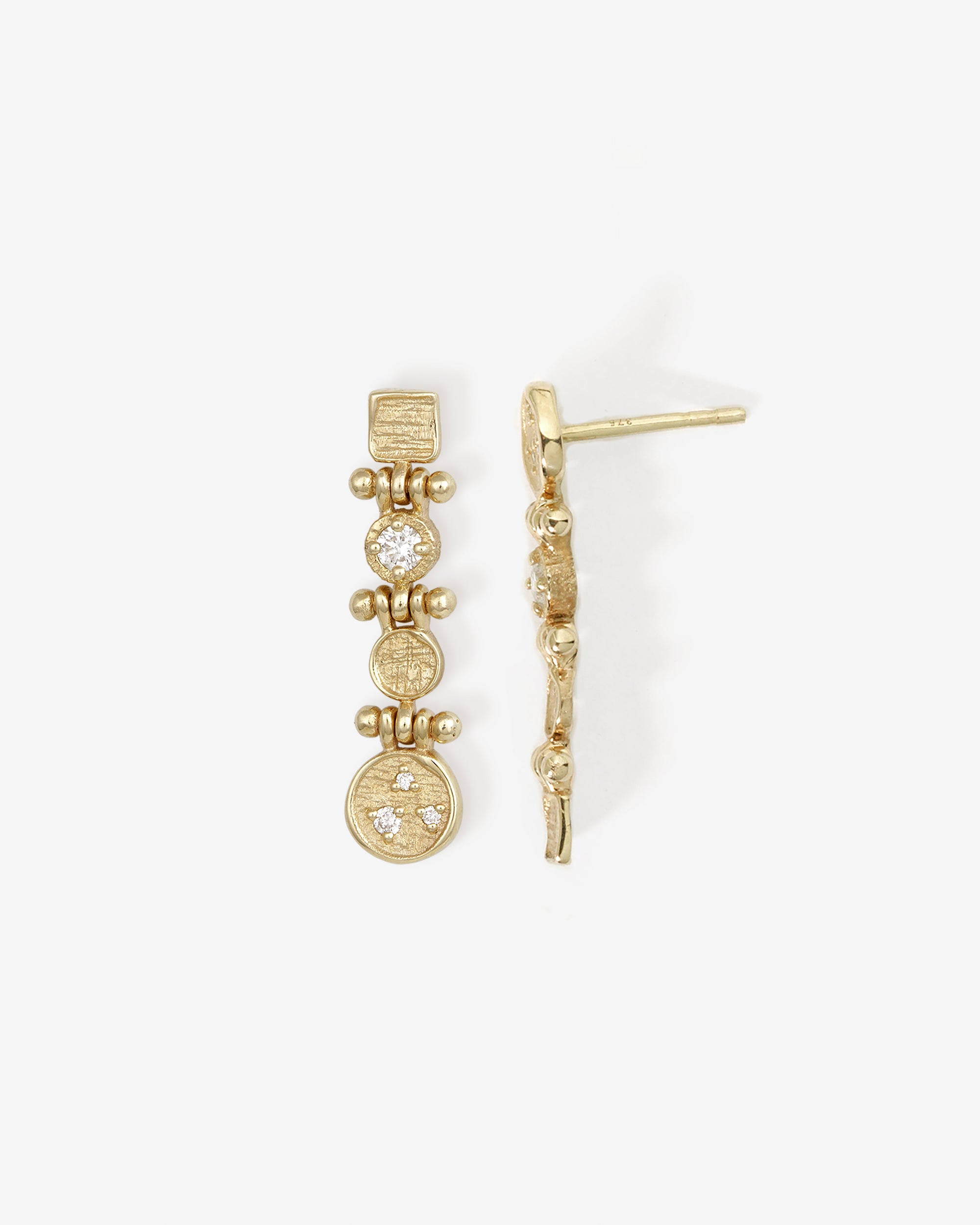 Kasia Earrings Diamond Solid Gold