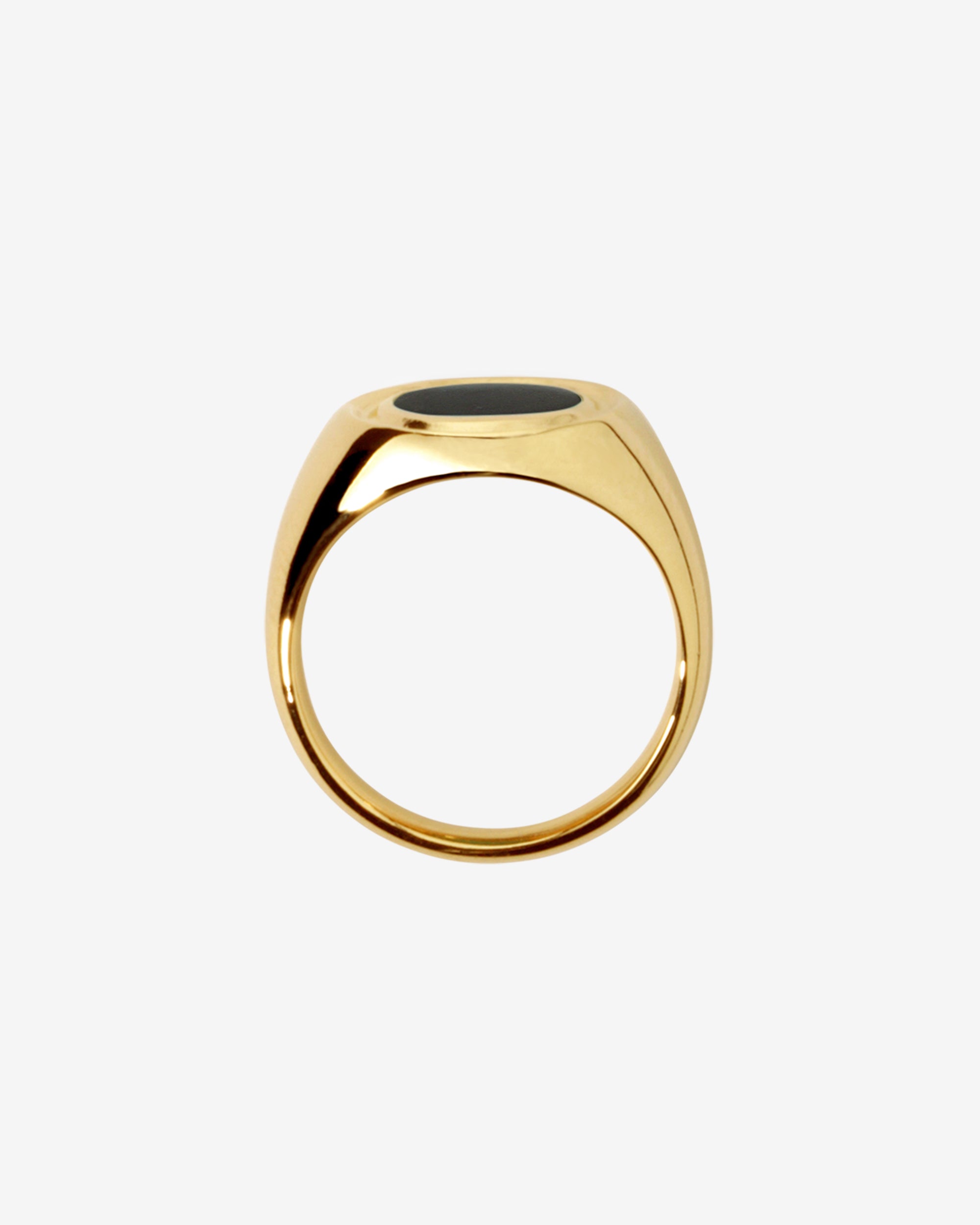 Kosmos Ring Onyx Gold Vermeil