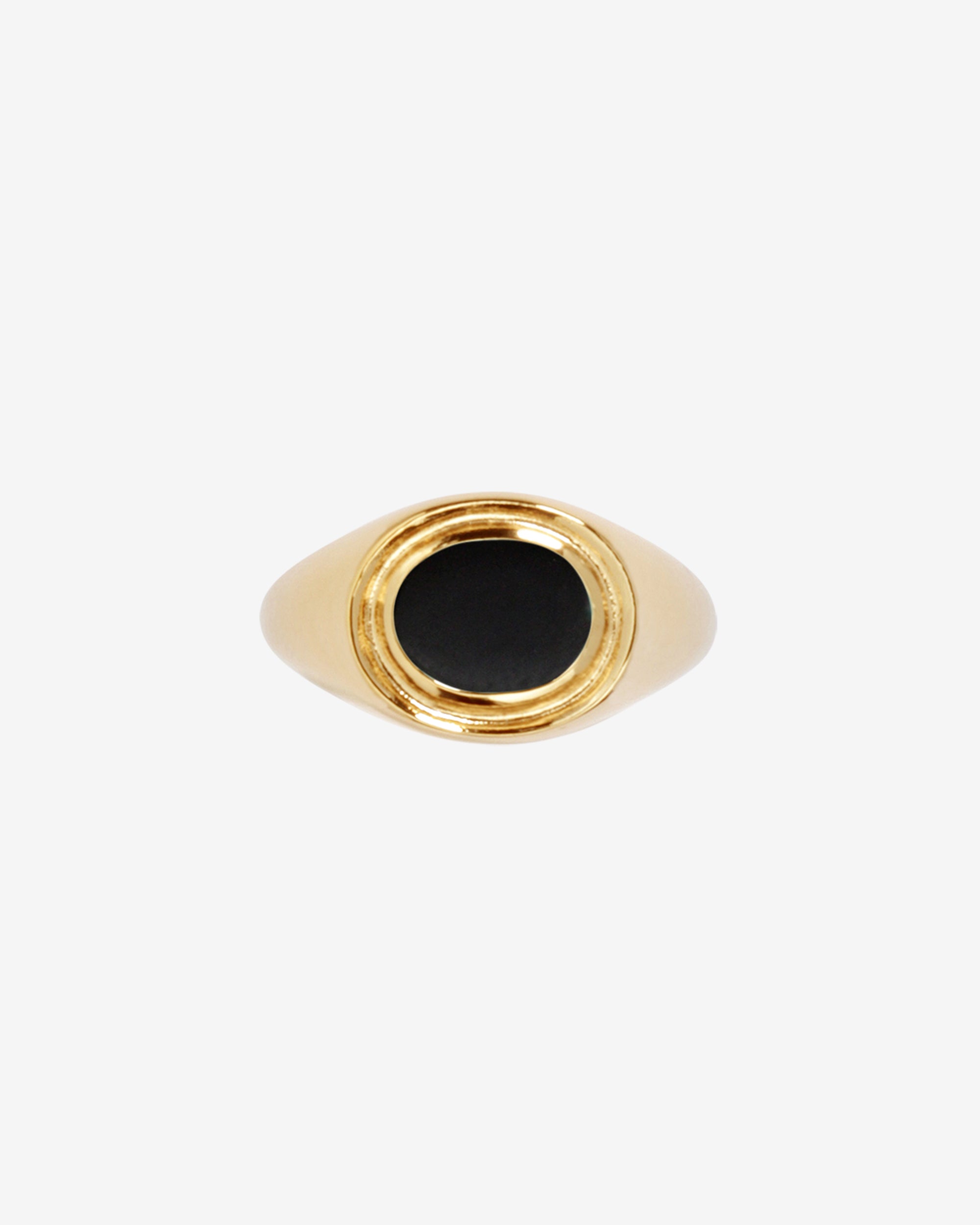 Kosmos Ring Onyx Gold Vermeil