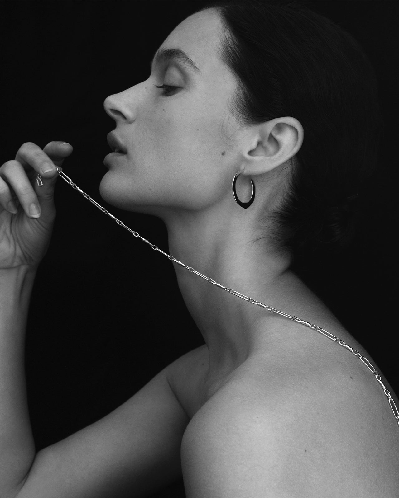 Lasa Chain Necklace Silver