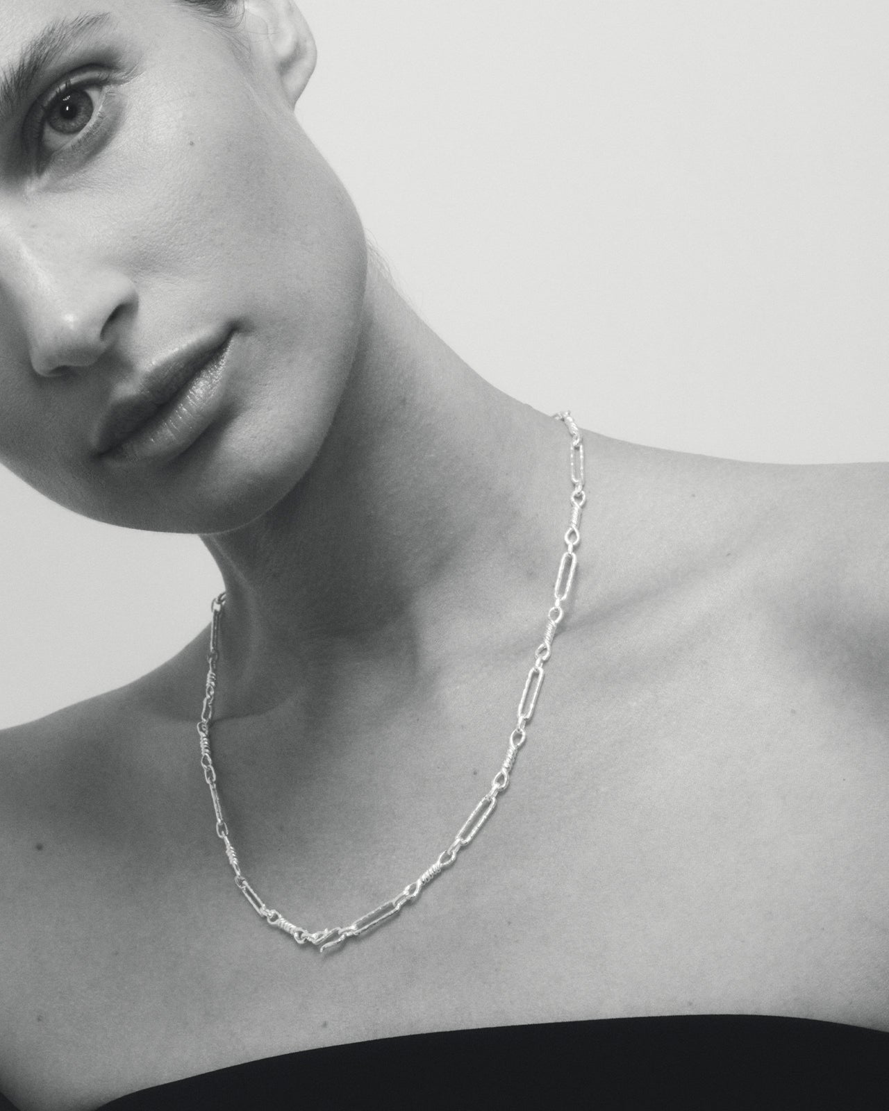Lasa Chain Necklace Silver