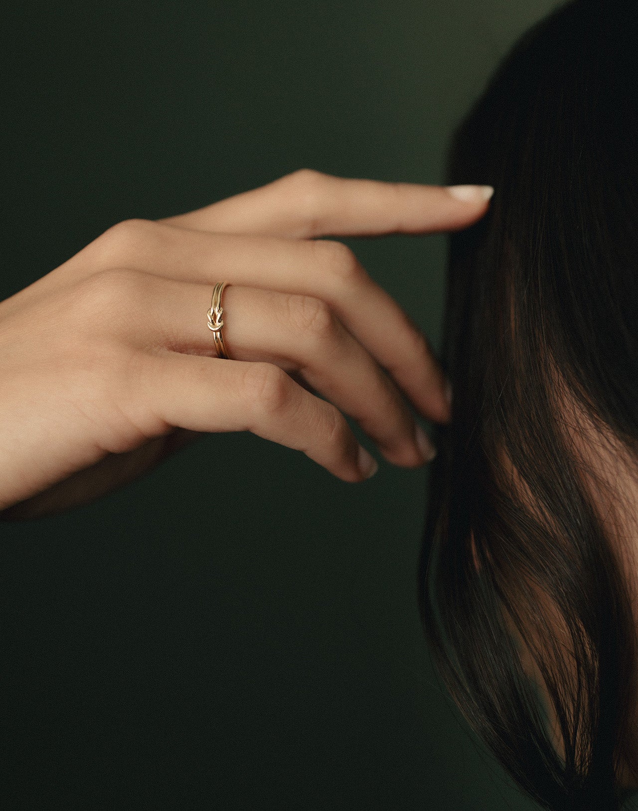 Love Knot Ring Solid Gold