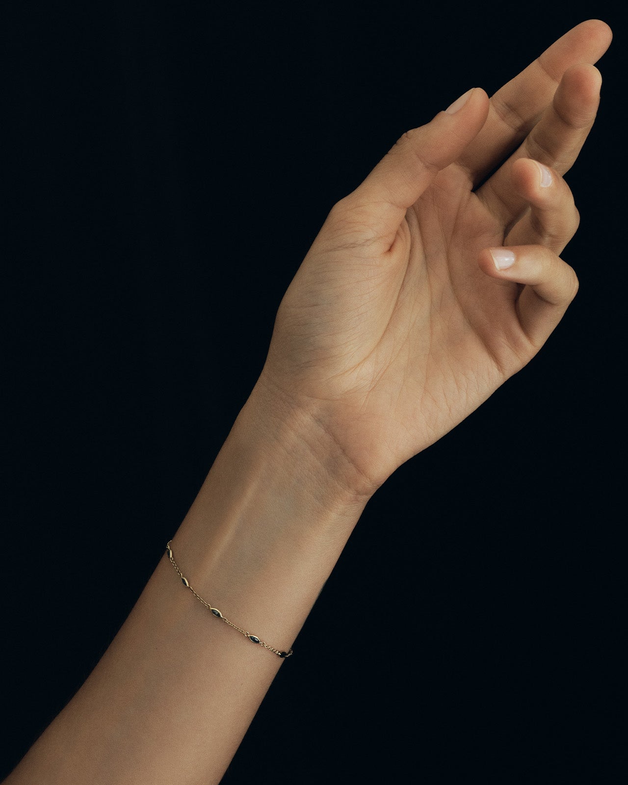 Lucia Marquise Bracelet Solid Gold