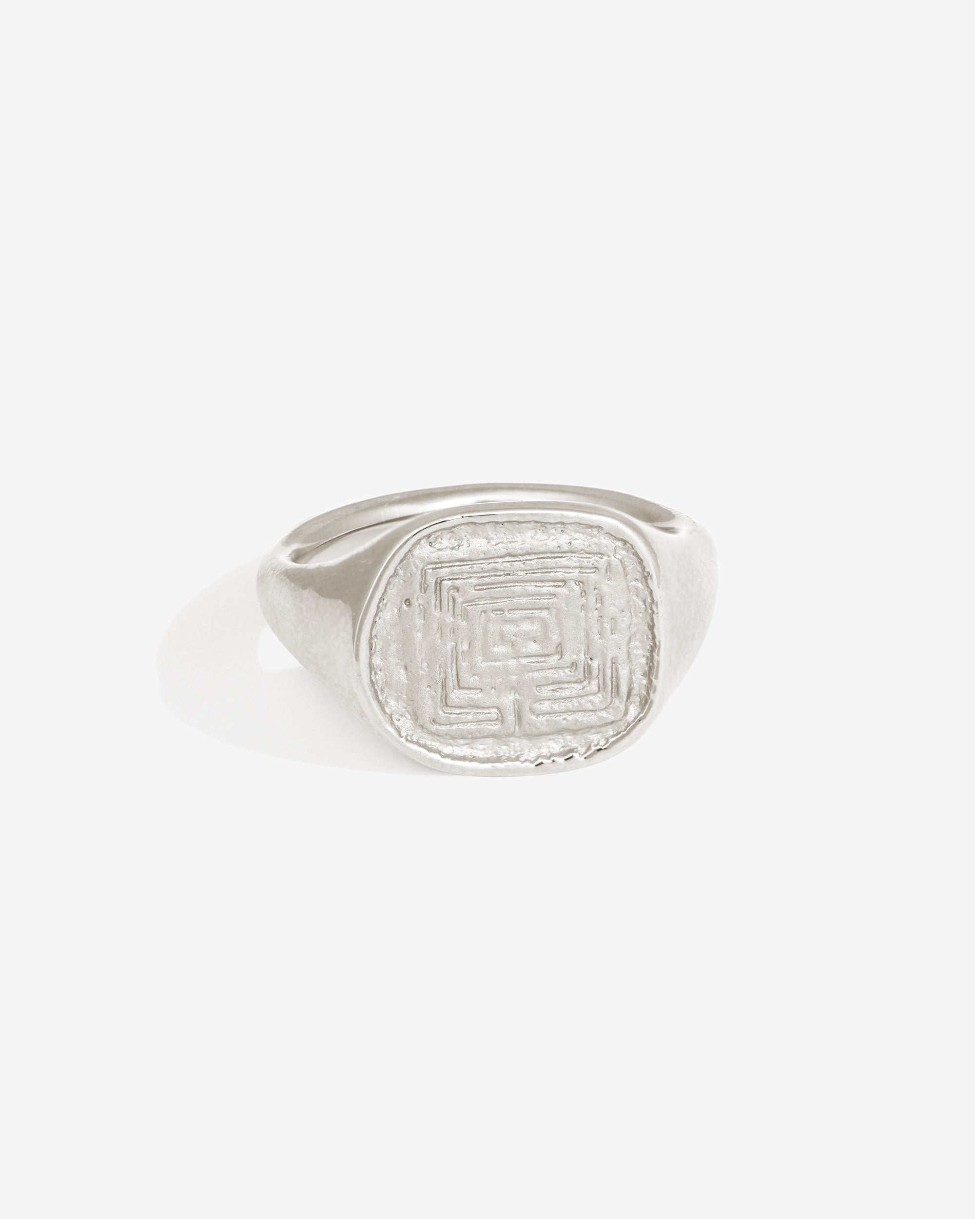 Labyrinth Ring Silver