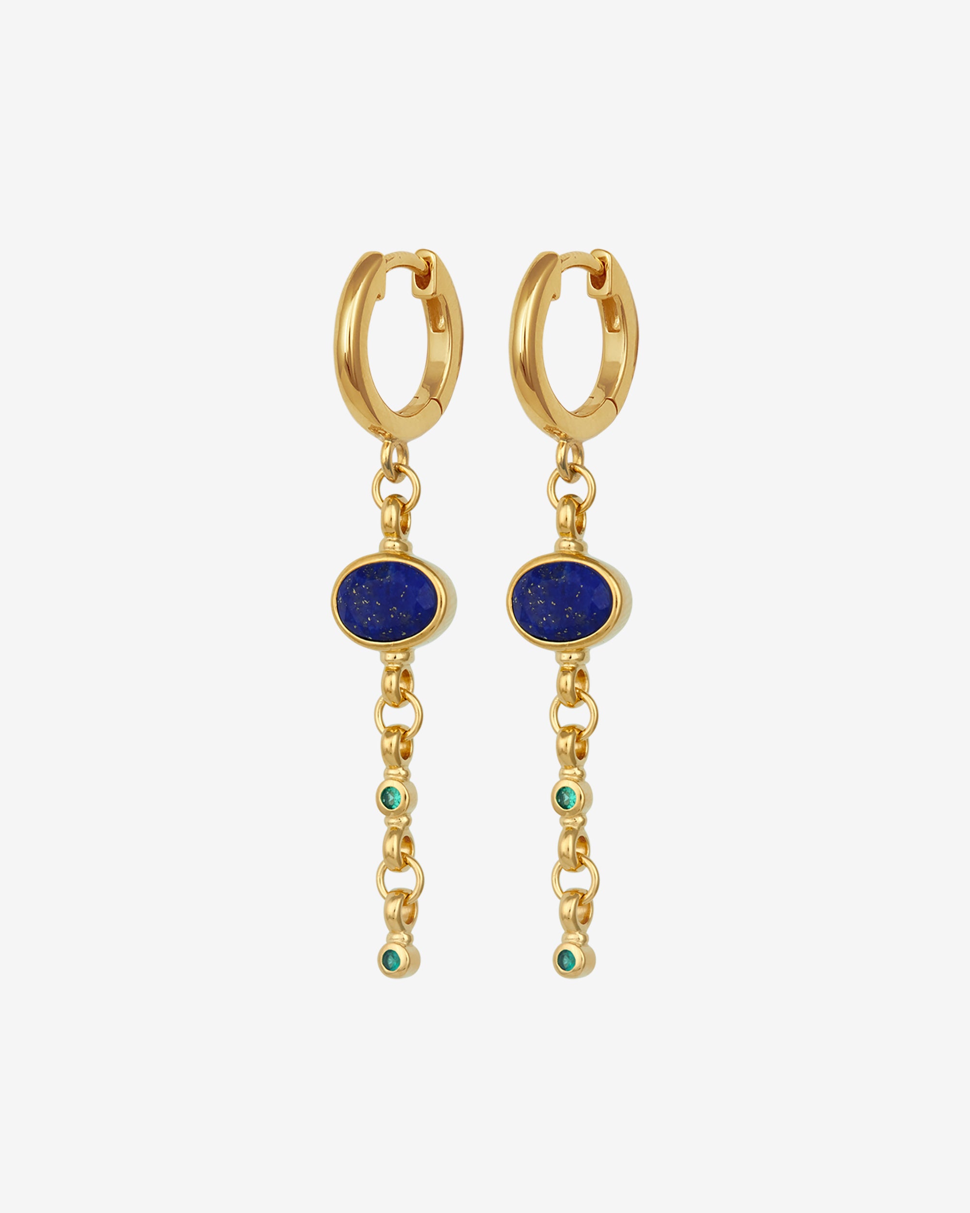 Lazuli Earrings Gold Vermeil