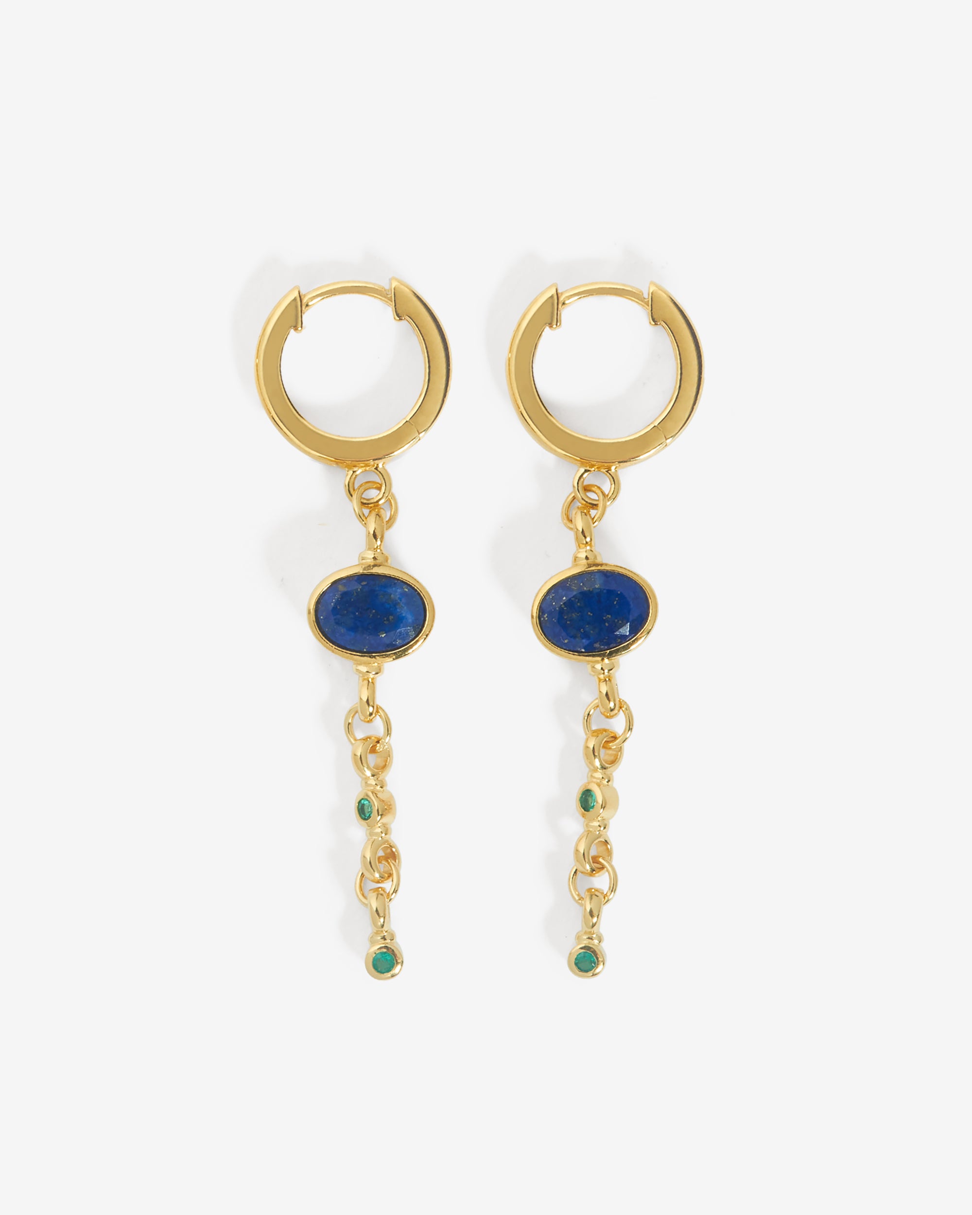 Lazuli Earrings Gold Vermeil