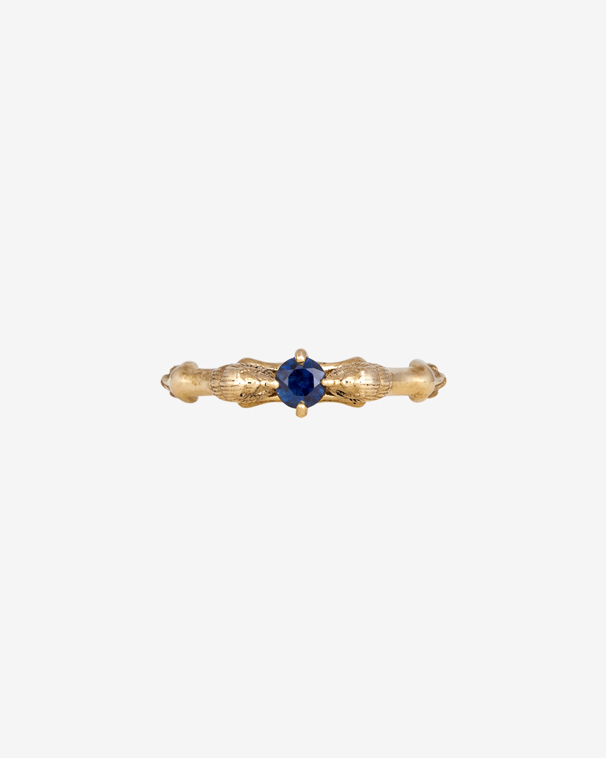 Leon Ring Blue Sapphire Solid Gold