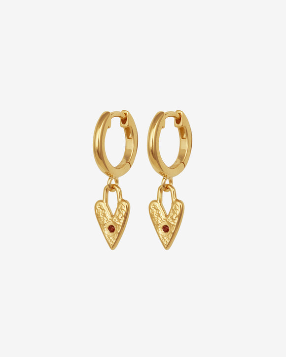 Lover Earrings Gold Vermeil