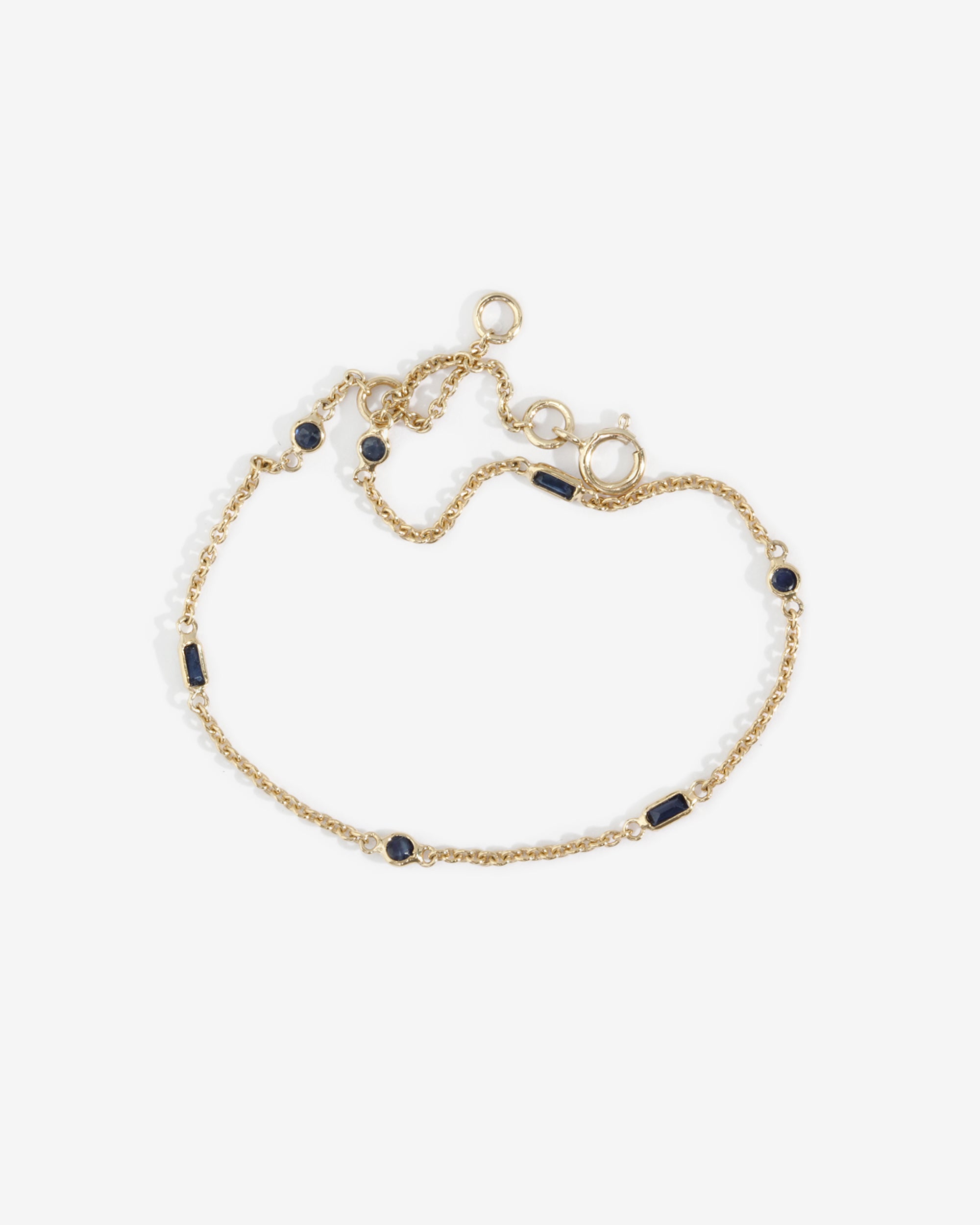 Lucia Baguette Bracelet Solid Gold
