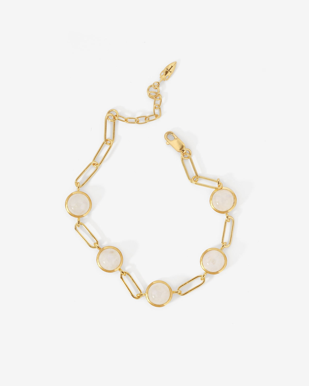 Lumi Bracelet Gold Vermeil, viewed from above
